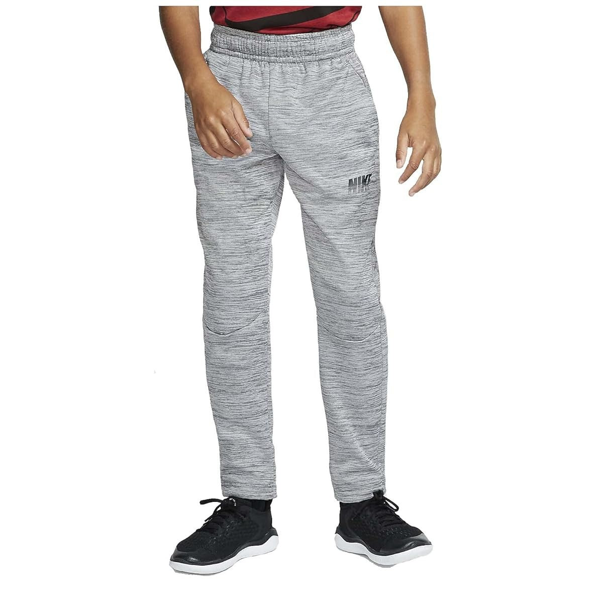 Nike THERMA Dri-Fit Big Boys' Sweatpants Charcoal Heather Size Medium Nike