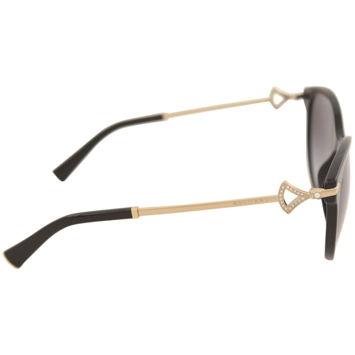 bvlgari sunglasses women Cat Eye BV8210B 501/8G Black 55-19-140 Italy