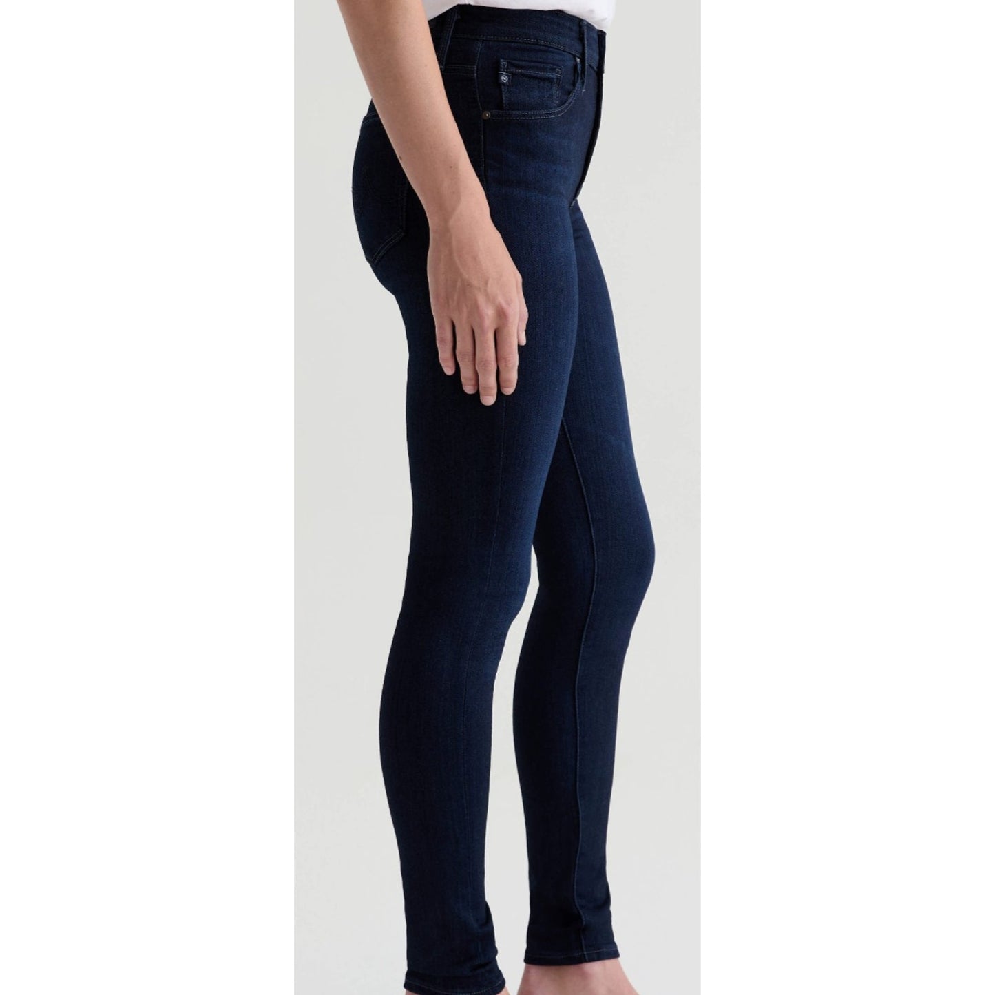 AG Adriano Goldschmied The Farrah High Rise Skinny Jeans Size 26/30 Castle Rock