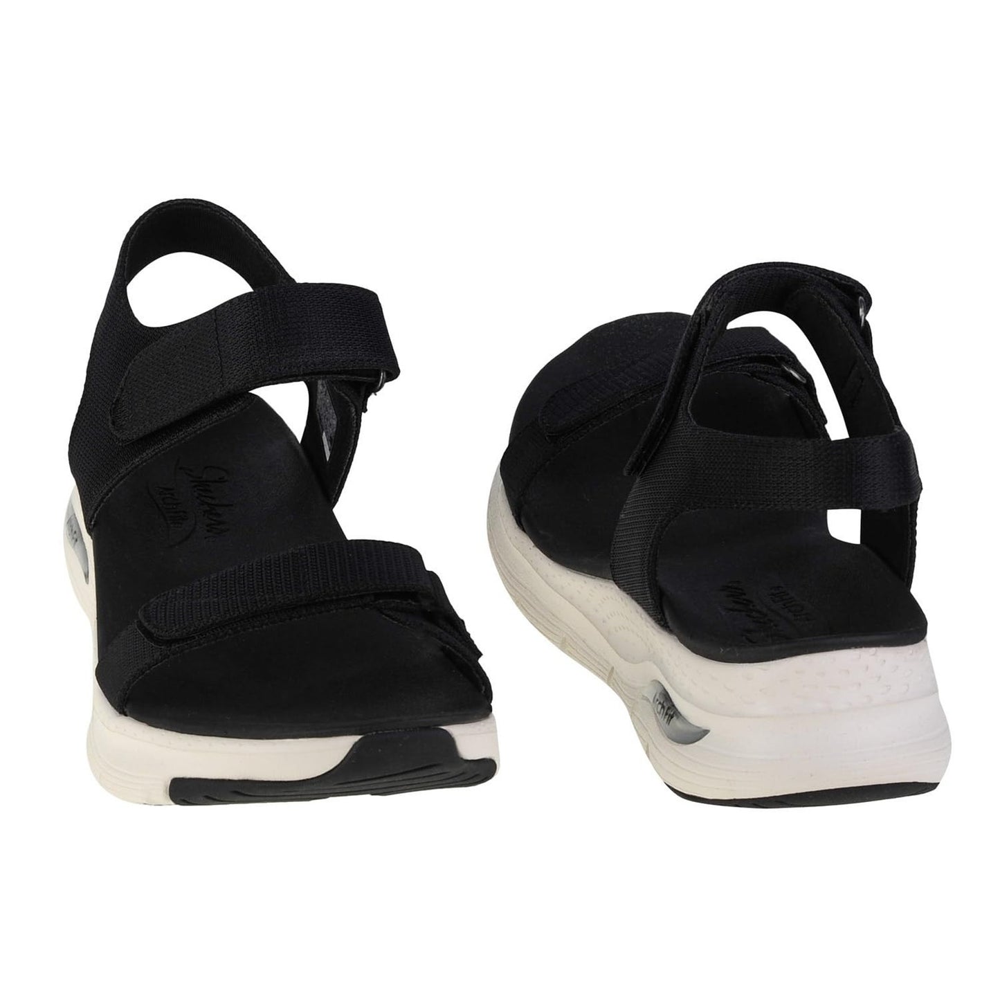 Skechers Women's Vegan Arch Fit Touristy Sandal Black Size 9 M