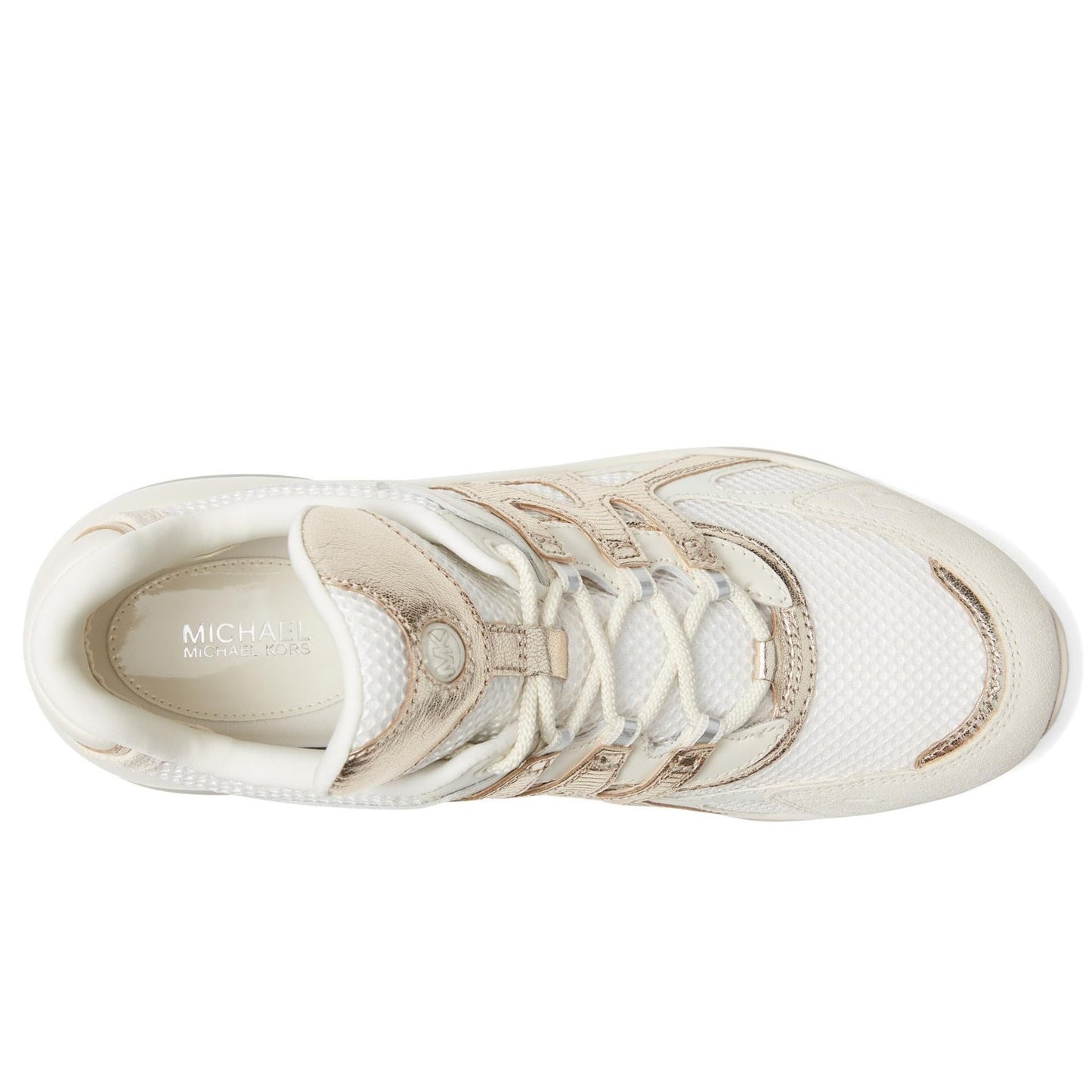 Michael Kors Women's Olympia Sport Extreme Trainer Sneaker Shoes Cream 9.5 M