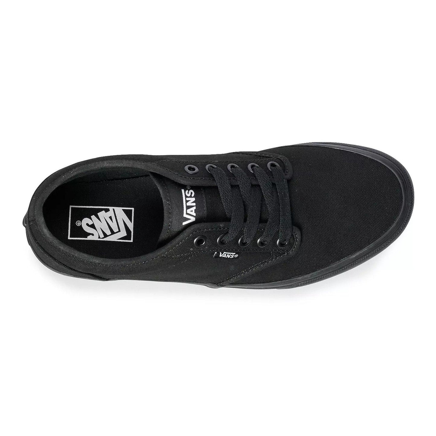 Vans Atwood Black Canvas Men's Skate Shoes - size 8 M VANS