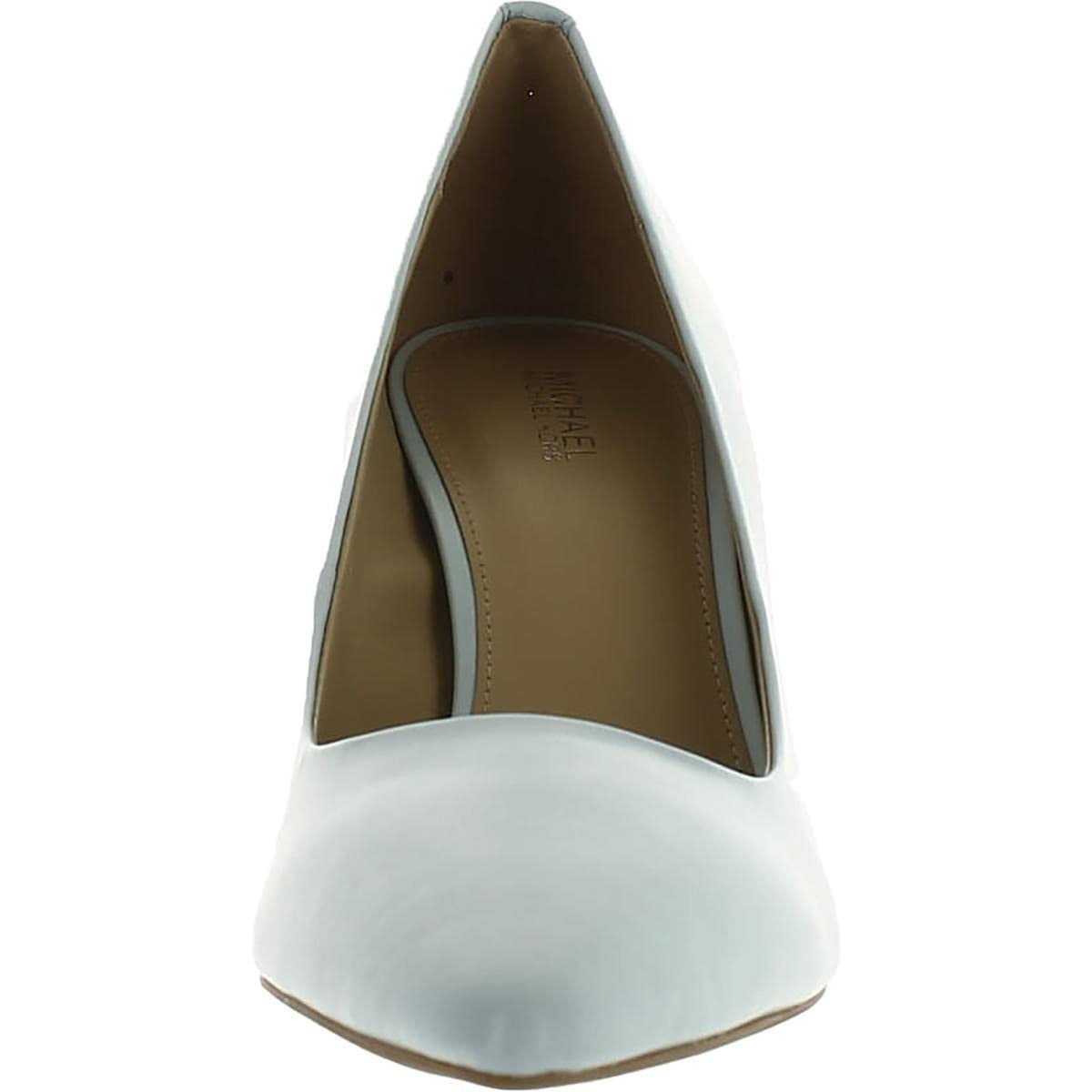Michael Kors Womens Dorothy Leather Pointed Toe Classic PUMPS Soft Sky Blue 6 M