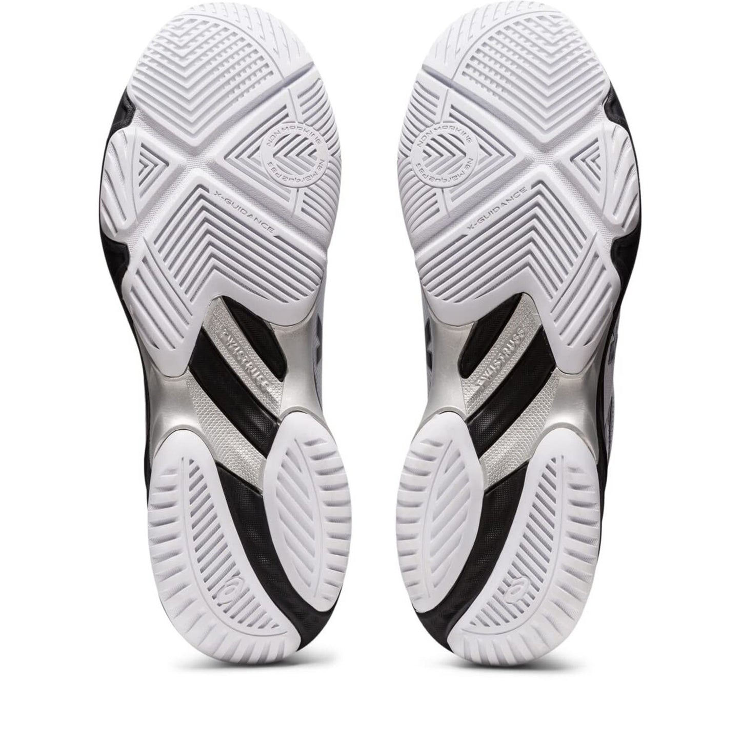 ASICS Men's Netburner Ballistic FlyteFoam 3 Volleyball Shoes, 15 US, White/Black
