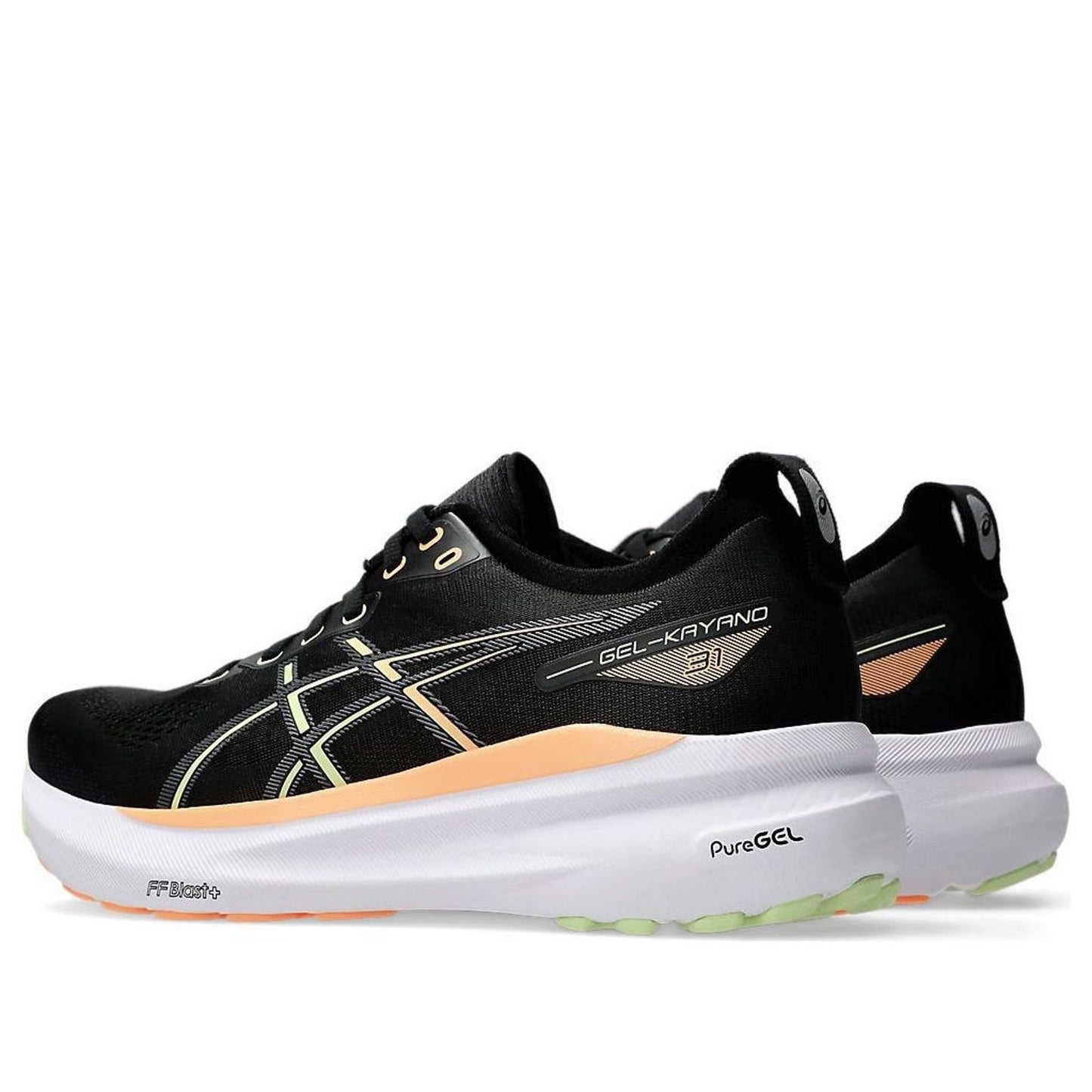 ASICS Gel-Kayano 31 Men's Running Shoes, Black Cool Matcha 10.5 M