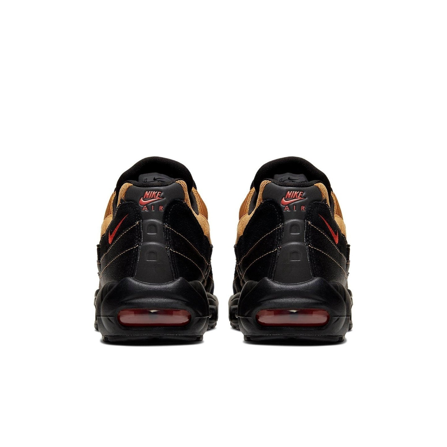 Nike Air Max 95 Essential Black-Cosmic Clay-Wheat Mens Sz 10.5 M AT9865-014