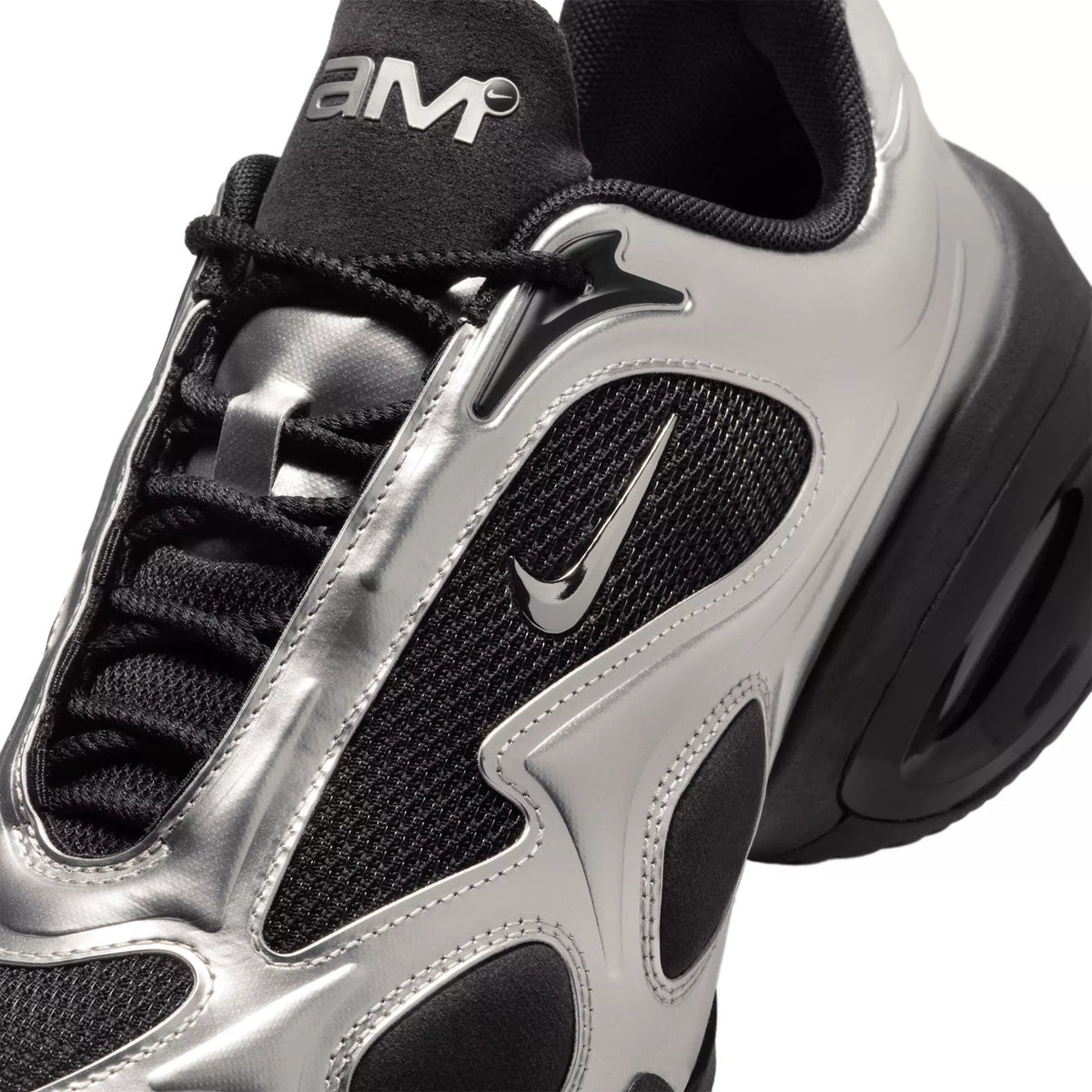 Nike Air Max Muse Black Metallic Silver FV1920-001 Women's Size 6.5 M
