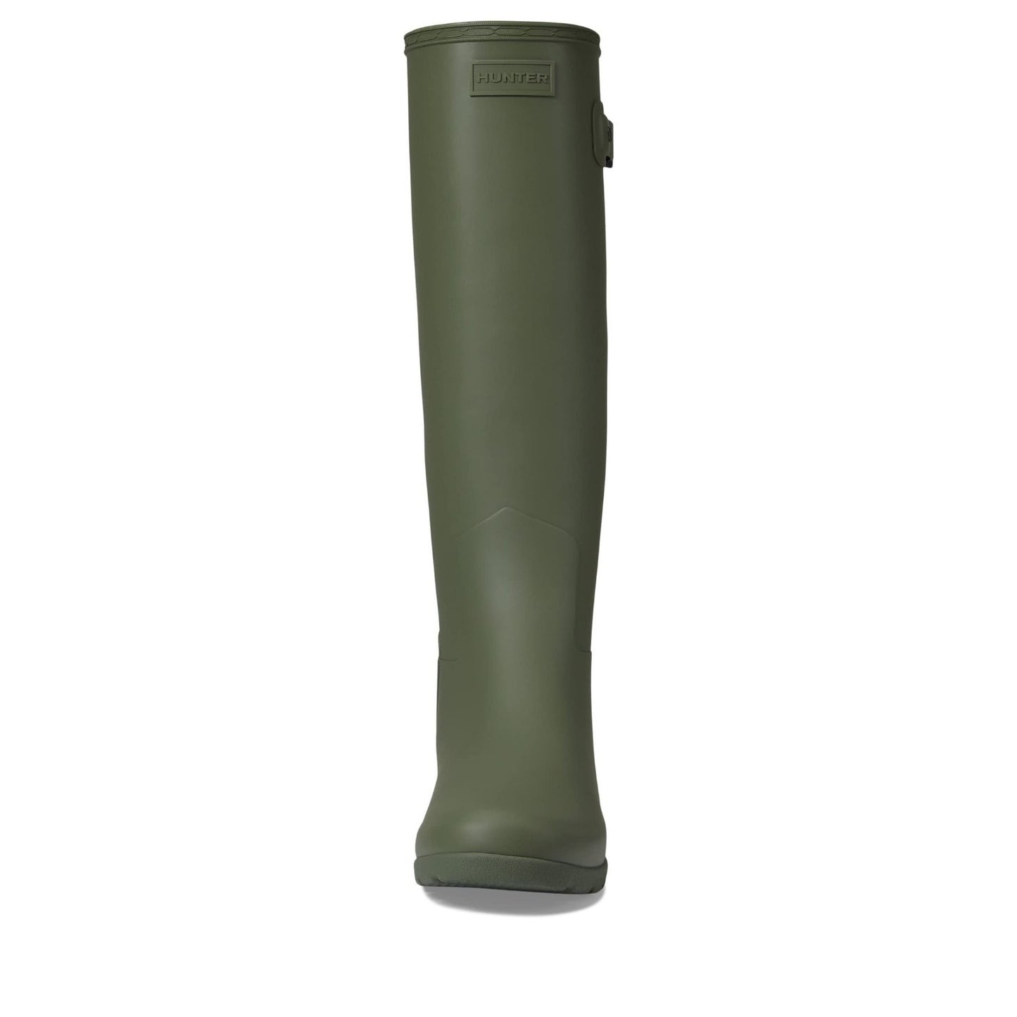 Hunter Original Tall Women's Waterproof Rain Boot Logo Backstrap Lichen Green 11