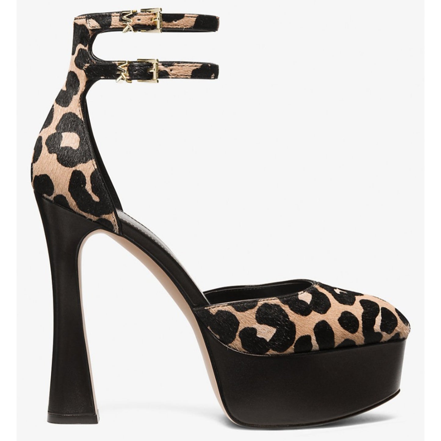 MICHAEL Michael Kors Martina Leopard Print Calf Hair Womens Platform Pump 10 M