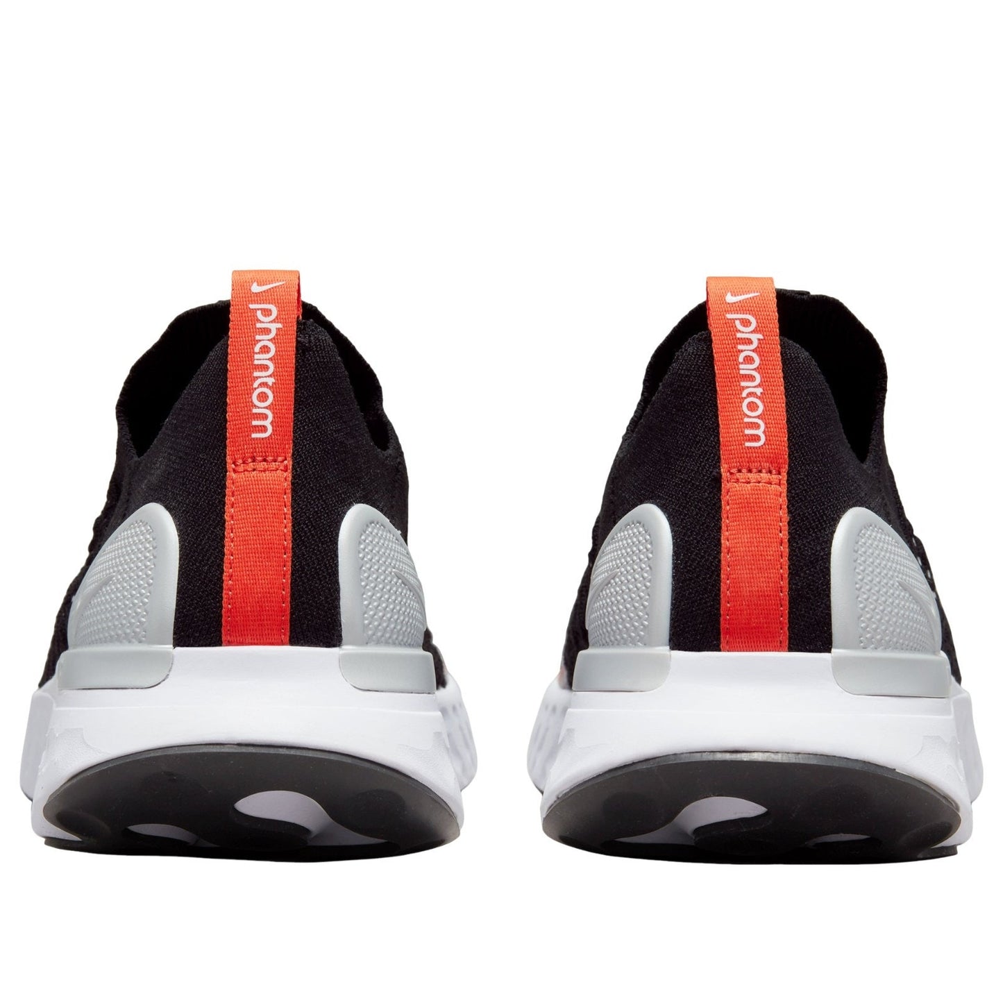 Nike React Phantom Run Flyknit 2 Men's Running Shoes Black Team Orange 12 M