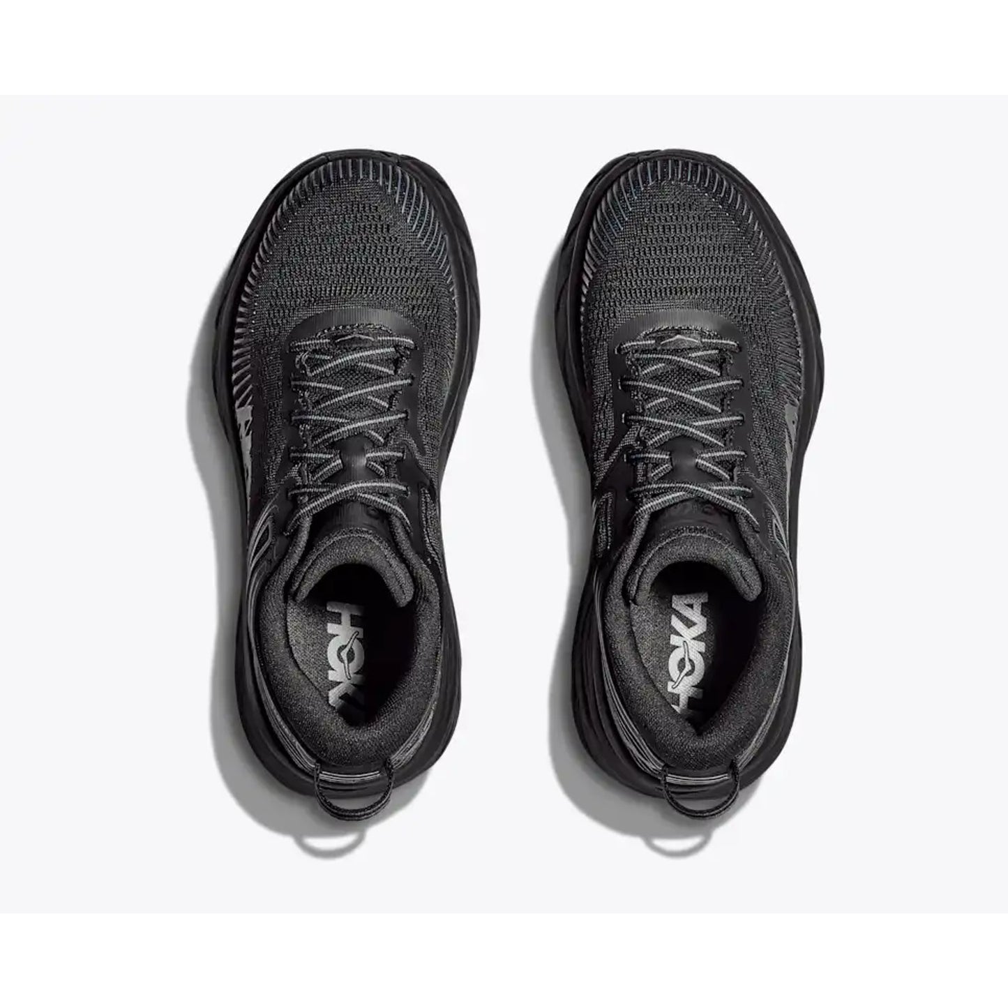 Hoka One One Bondi 7 Mens Running Shoes Black Size 8