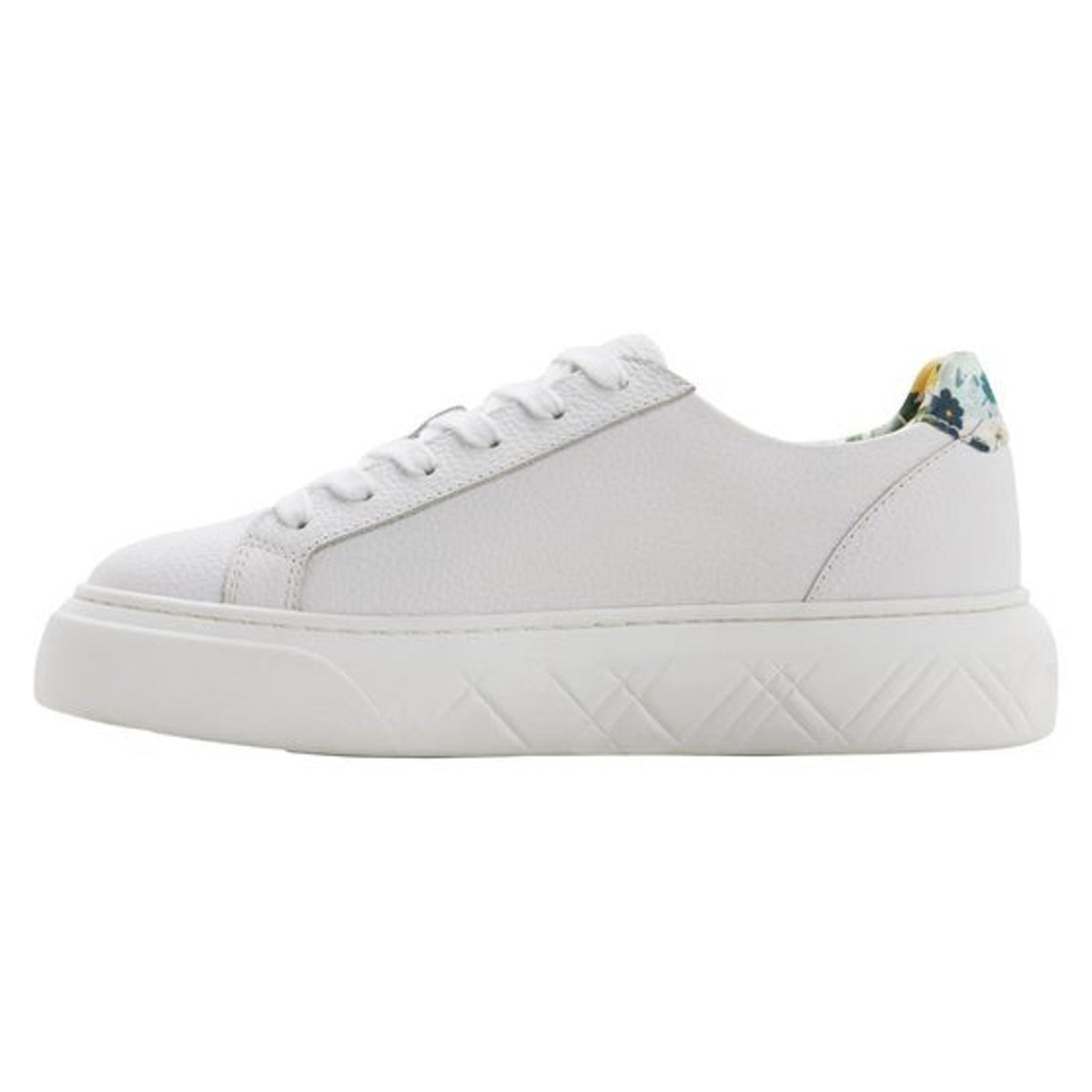 Ted Baker Women's White Leather Sneakers Cushioned Comfortable Size 8 M