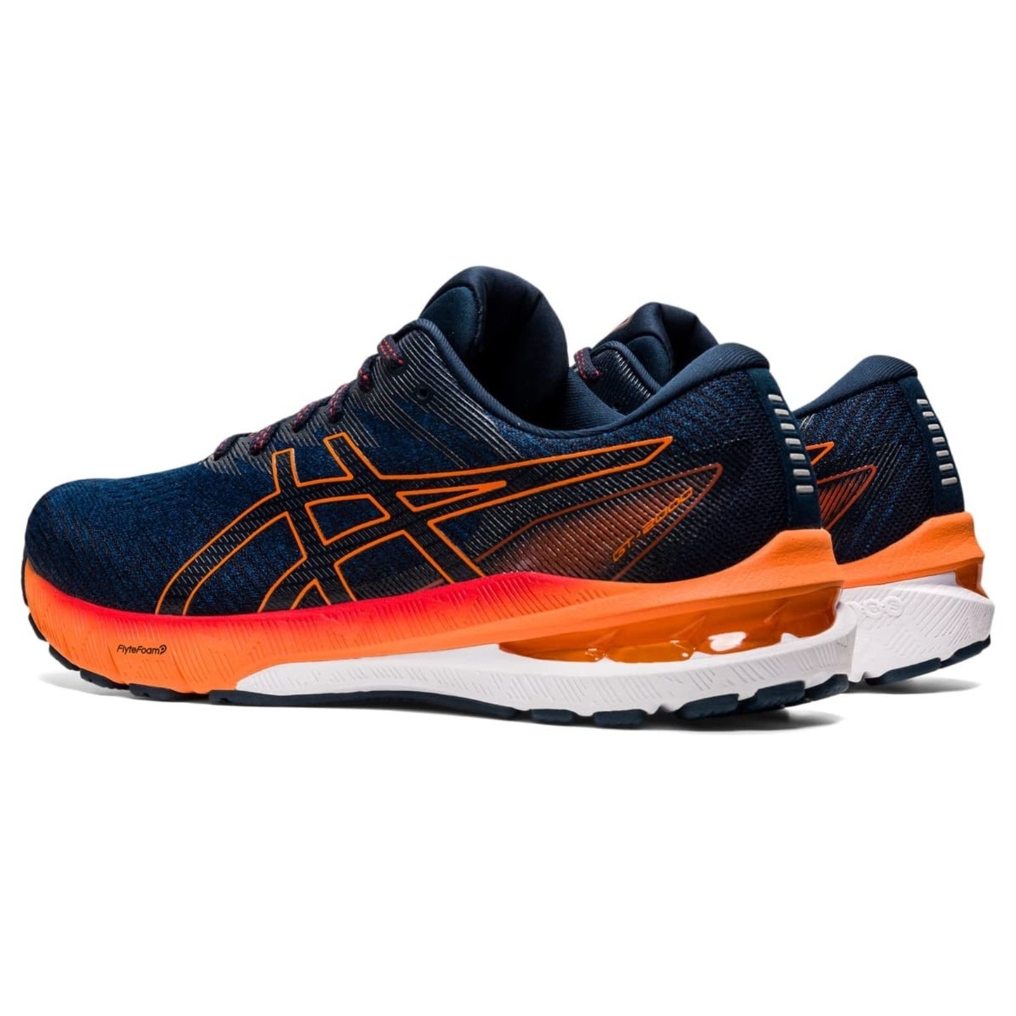 ASICS GT 2000 10 Men's Running shoes Mako Blue/Shoking Orange Size 10 US