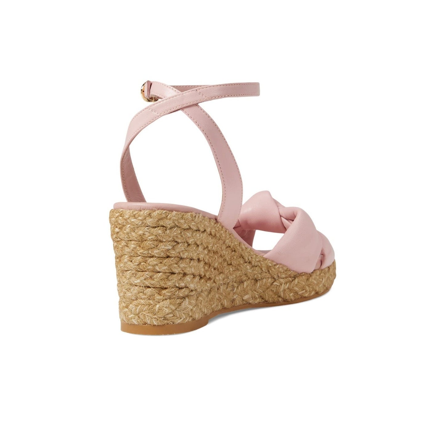 Stuart Weitzman Playa Espadrille Knot Wedge Ballet/Natural 9.5 B