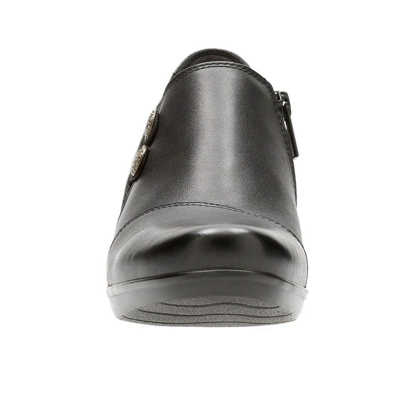 Clarks Emslie Warren Women's Loafer Shoes Slip-On Leather US 9.5 M Black Shoes