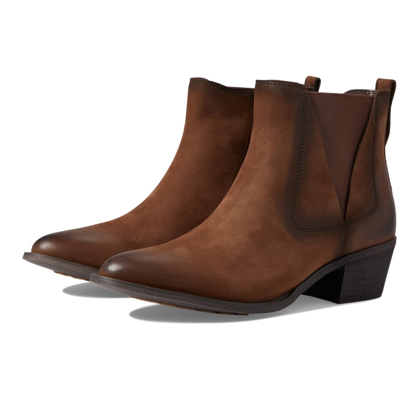 David Tate Arleta Boot Womens Ankle Brown Nubuck Boot 8.5 M