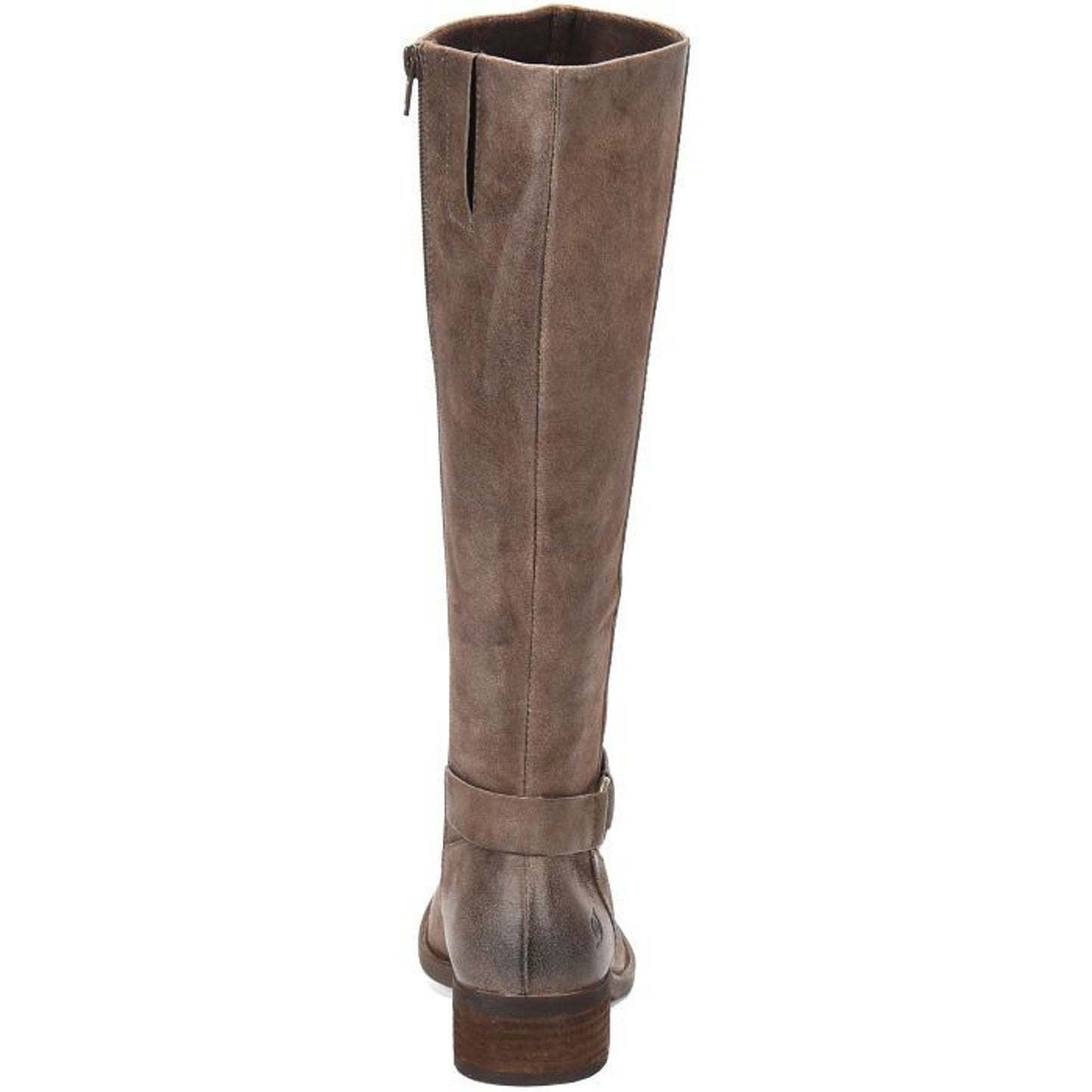 NEW Born Women's Saddler Boots Taupe Distresed Suede Size 7.5 M