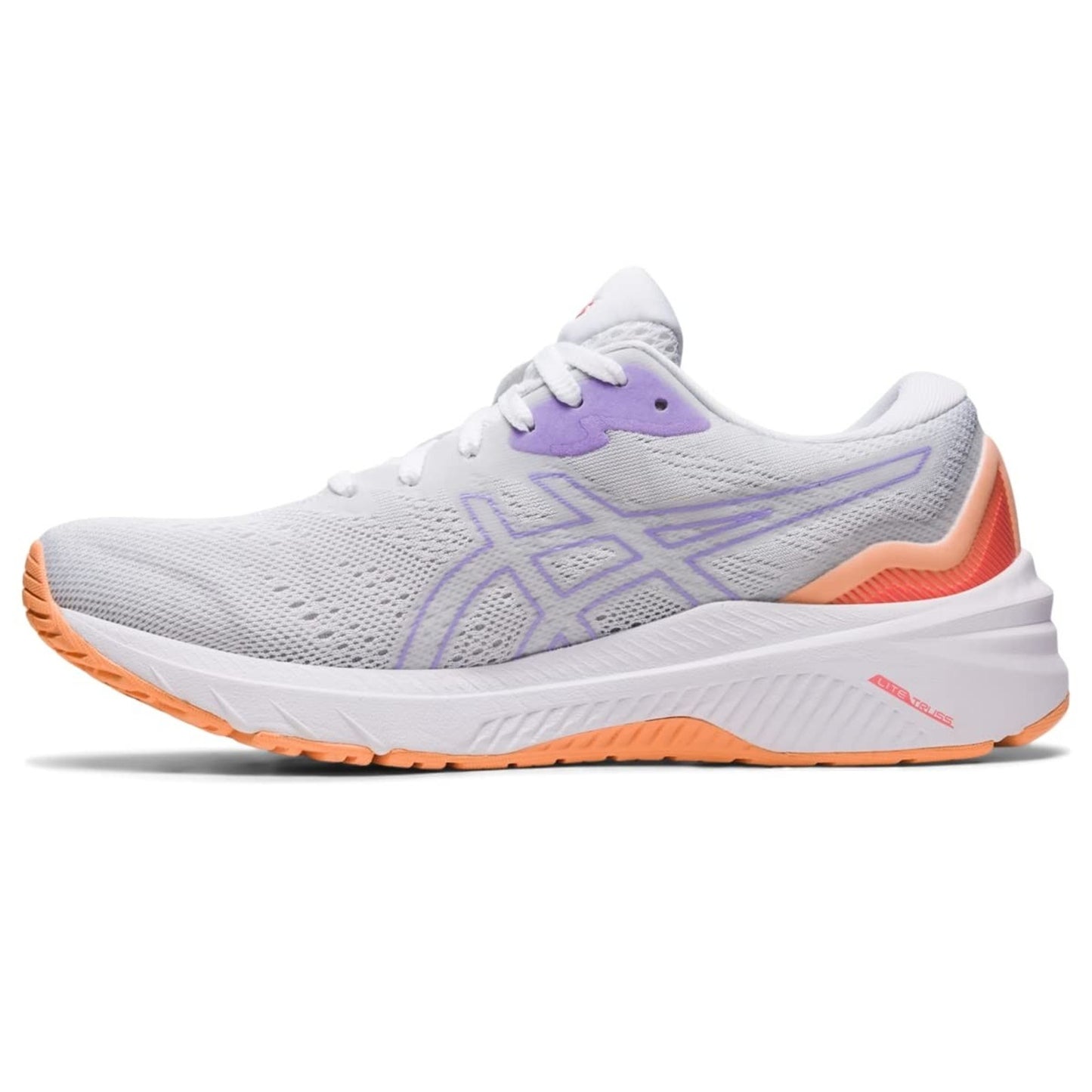 ASICS GT-1000 11 Women's Running Shoes White/Digital Violet 10.5 M