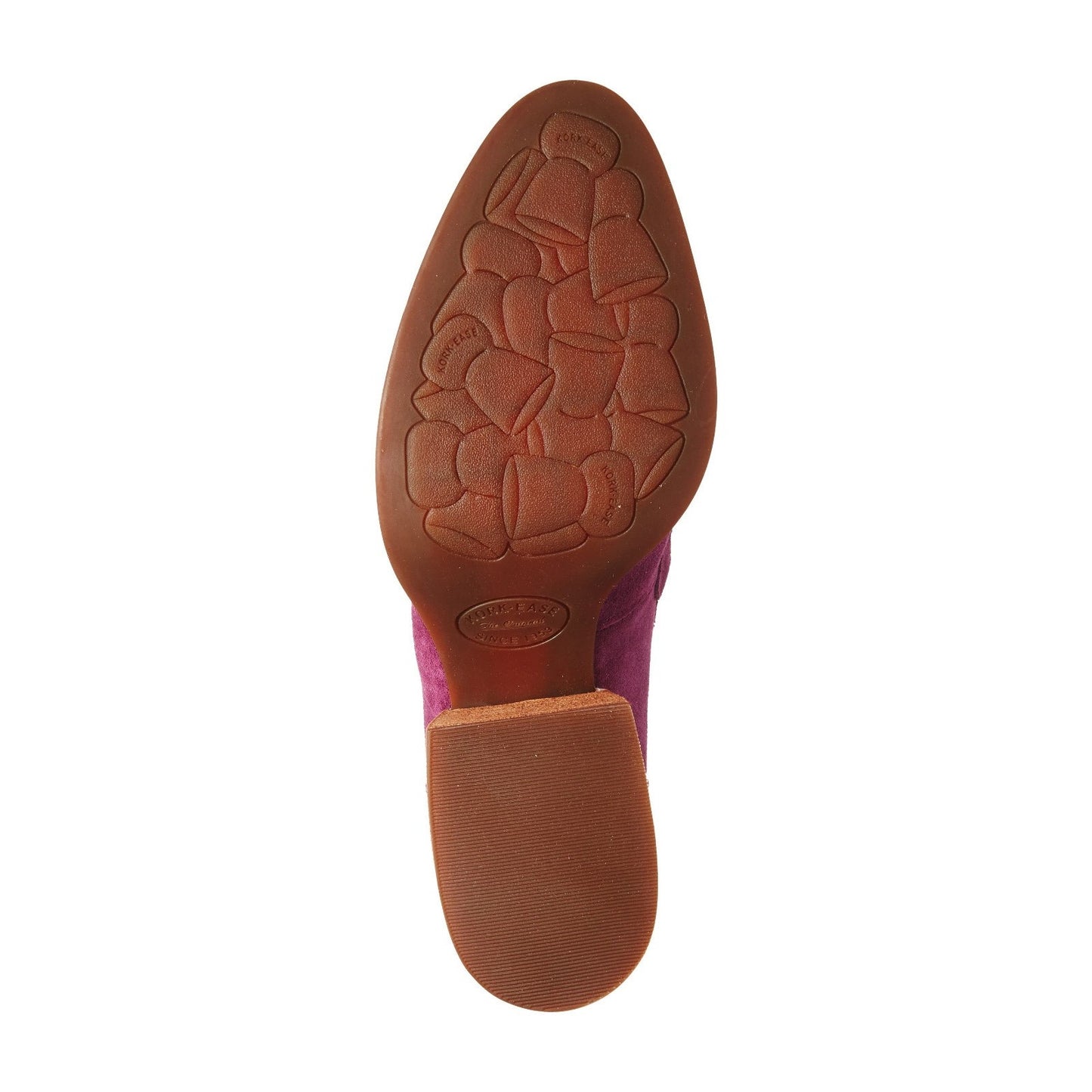Kork-Ease Women's Modeste Suede Leather Heeled Penny Loafer Purple 9.5M US