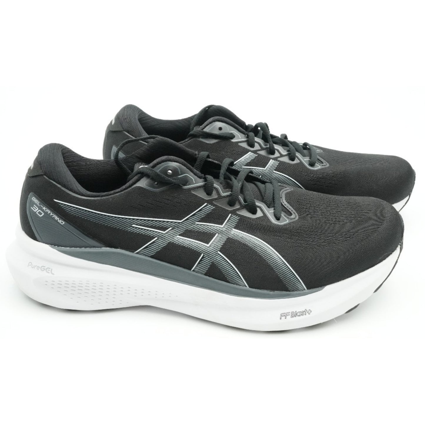 ASICS Gel-Kayano 30 Men's Running Shoes Size 13 Extra Wide Black White 1011B690
