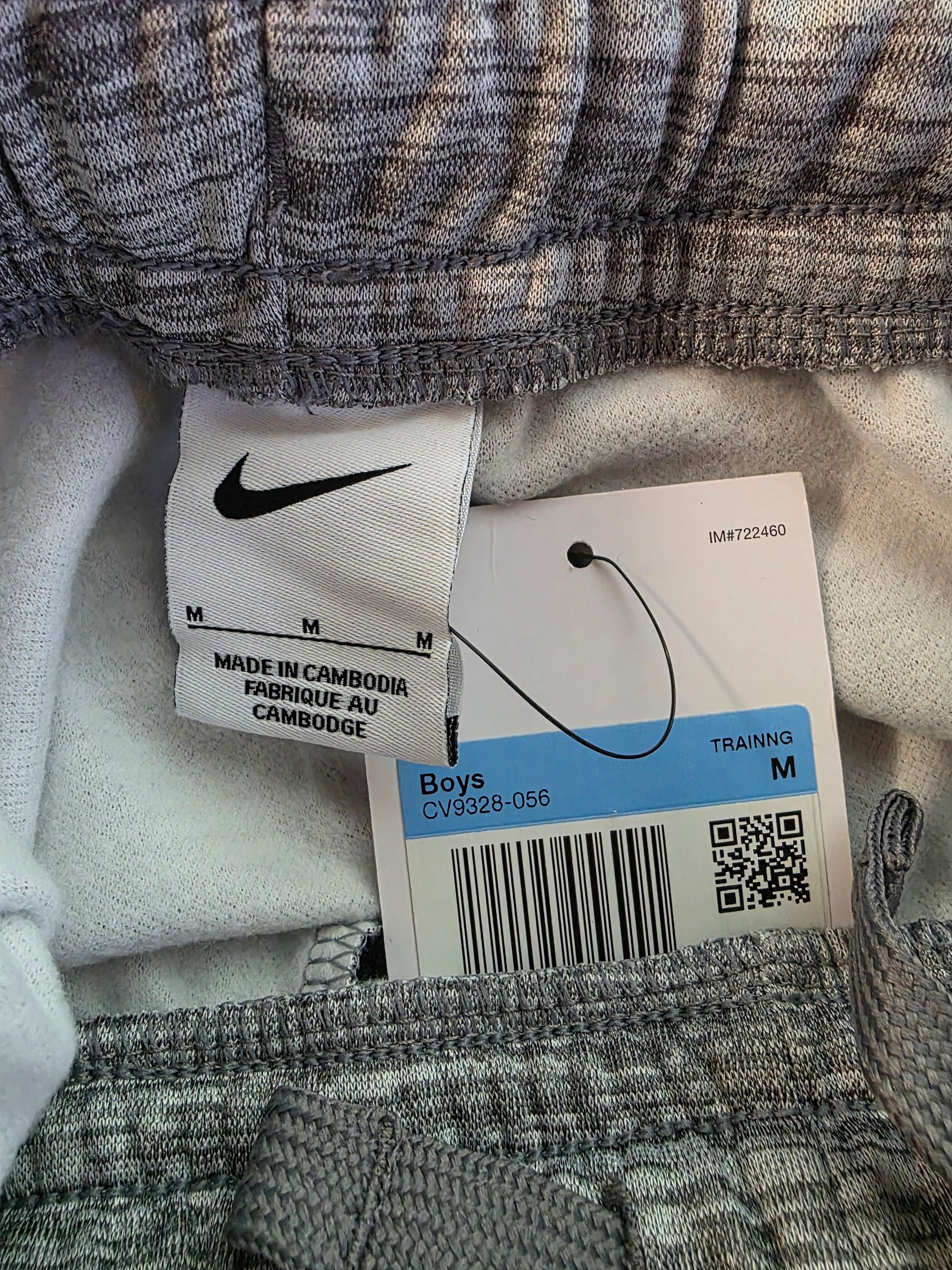 Nike THERMA Dri-Fit Big Boys' Sweatpants Charcoal Heather Size Medium Nike