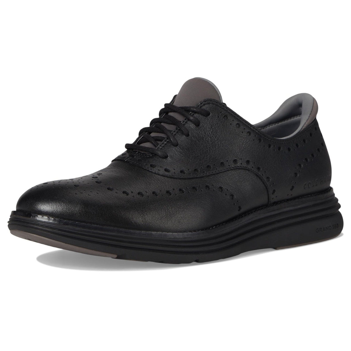 Cole Haan Øriginal Grand Men's Ultra Oxfords Wingtip Shoes Black Leather Size 12