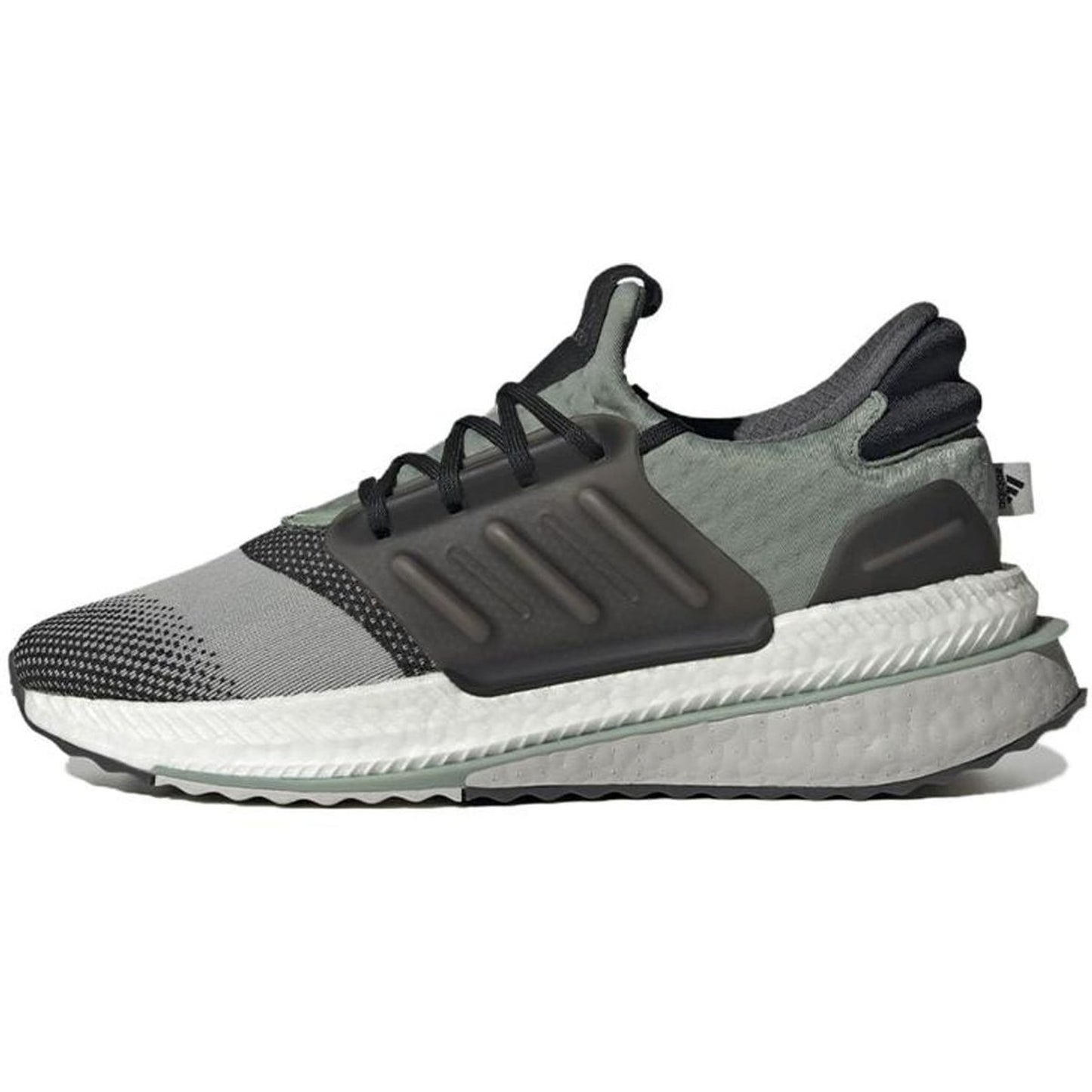 Adidas Performance X PlrBoost Running Shoes Mens 11.5 M Grey Silver Green