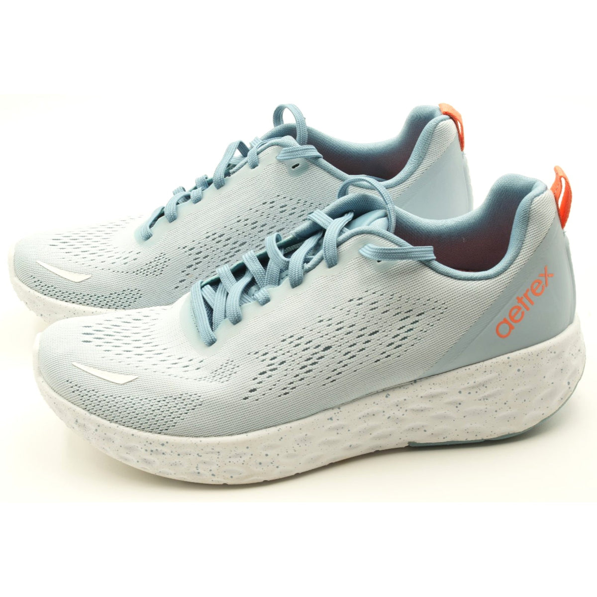 Aetrex Danika Machine Washable Orthotic Mesh Sneaker Light Blue US 8.5 EUR 39
