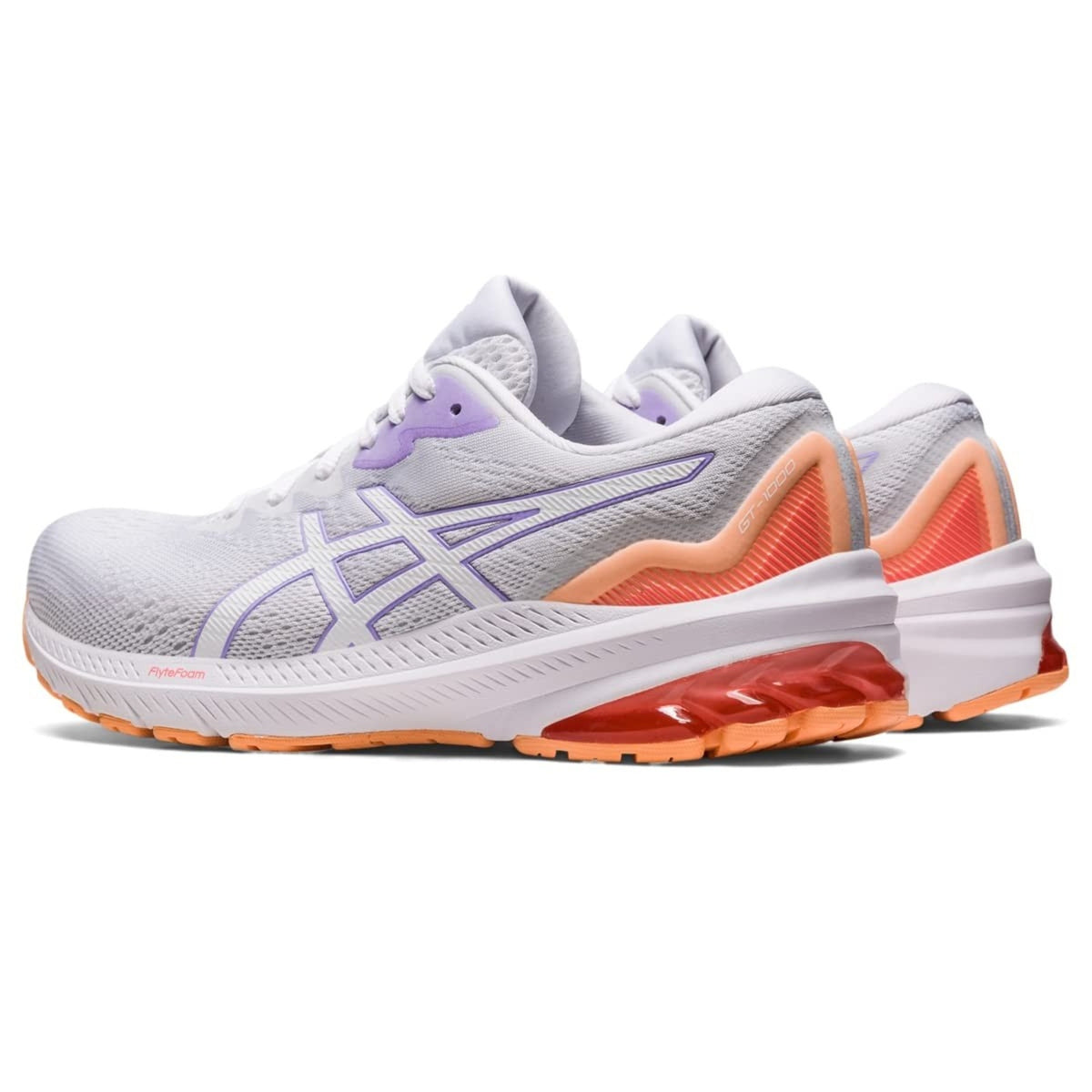 ASICS GT-1000 11 Women's Running Shoes White/Digital Violet 10.5 M