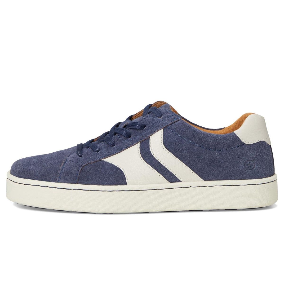 BORN Men's Beck Tie Sneaker Shoes Blue Suede Size 11 M