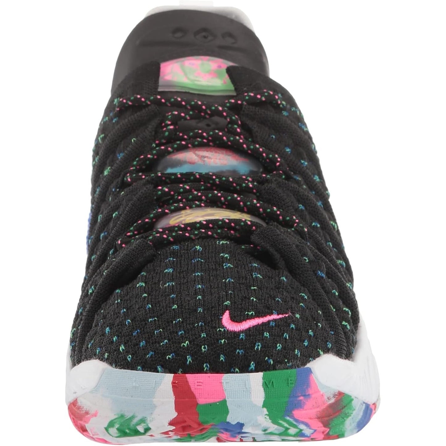 Nike Kids LeBron 18 Low James Gang Multicolor Basketball Shoe CW2760 002 size 7Y
