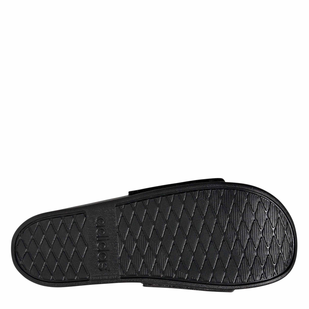 adidas Adilette Comfort Cloudfoam Slides Sandals black white Men 6 WMN 7