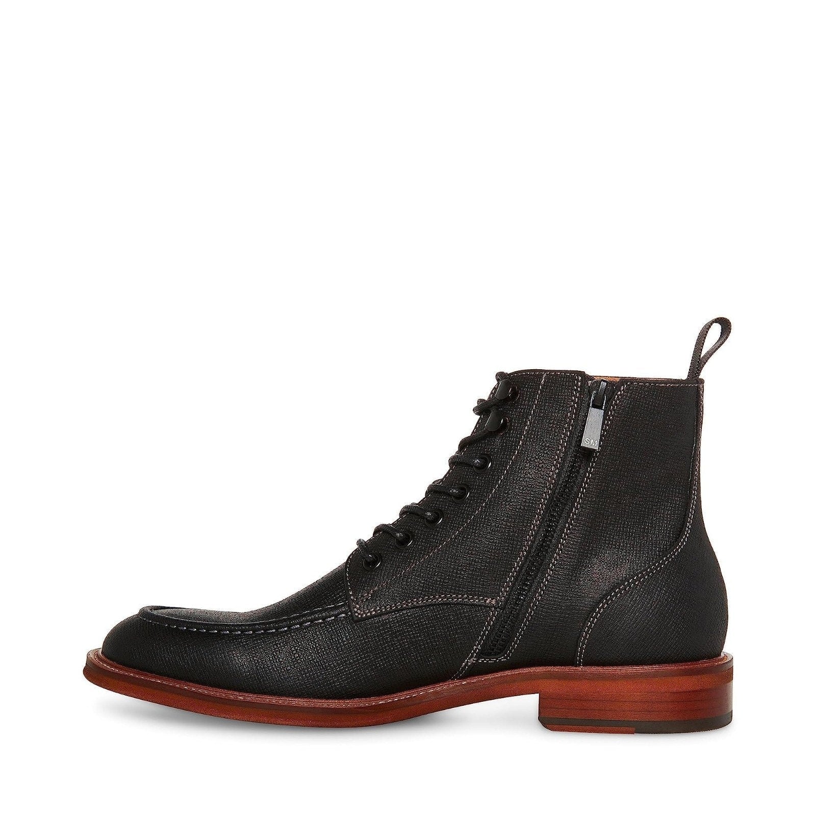 Steve Madden Holger Men's Boot Black Leather 10.5 M Steve Madden