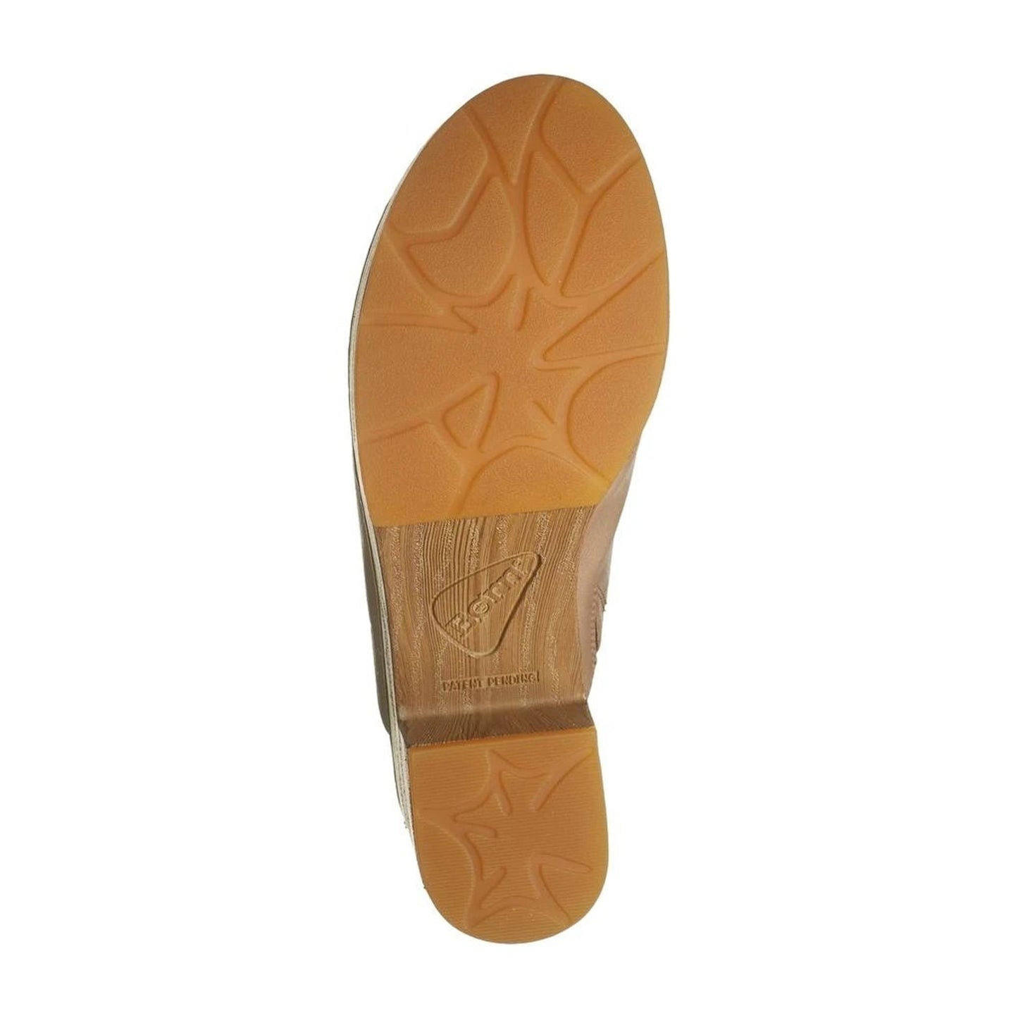 Born Women Size 8 M Pavia Natural Full Grain Leather Heeled Platform Sandals