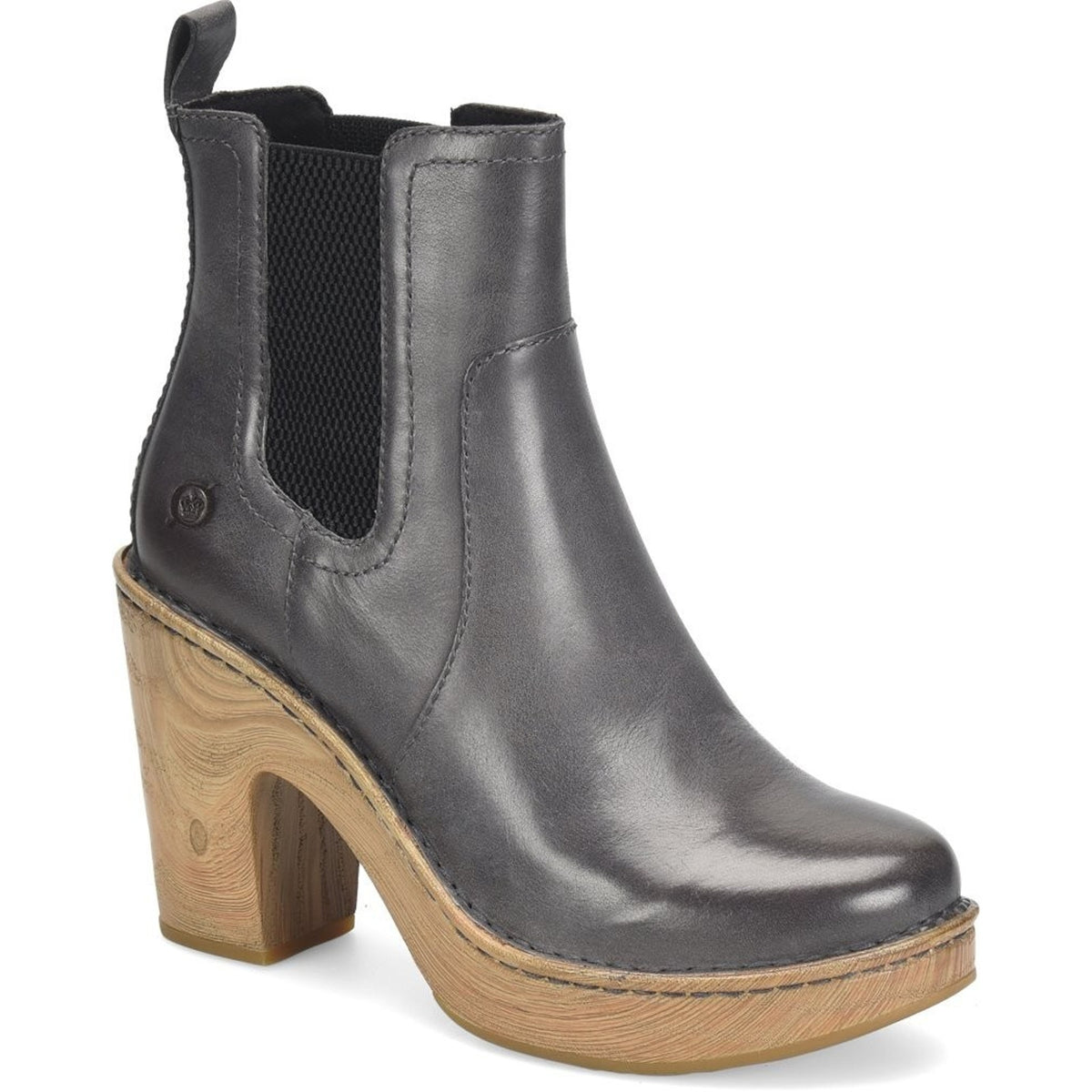 Born Women's Channing Grafite grey Chelsea Boot - BR0051922 Size 8.5 M