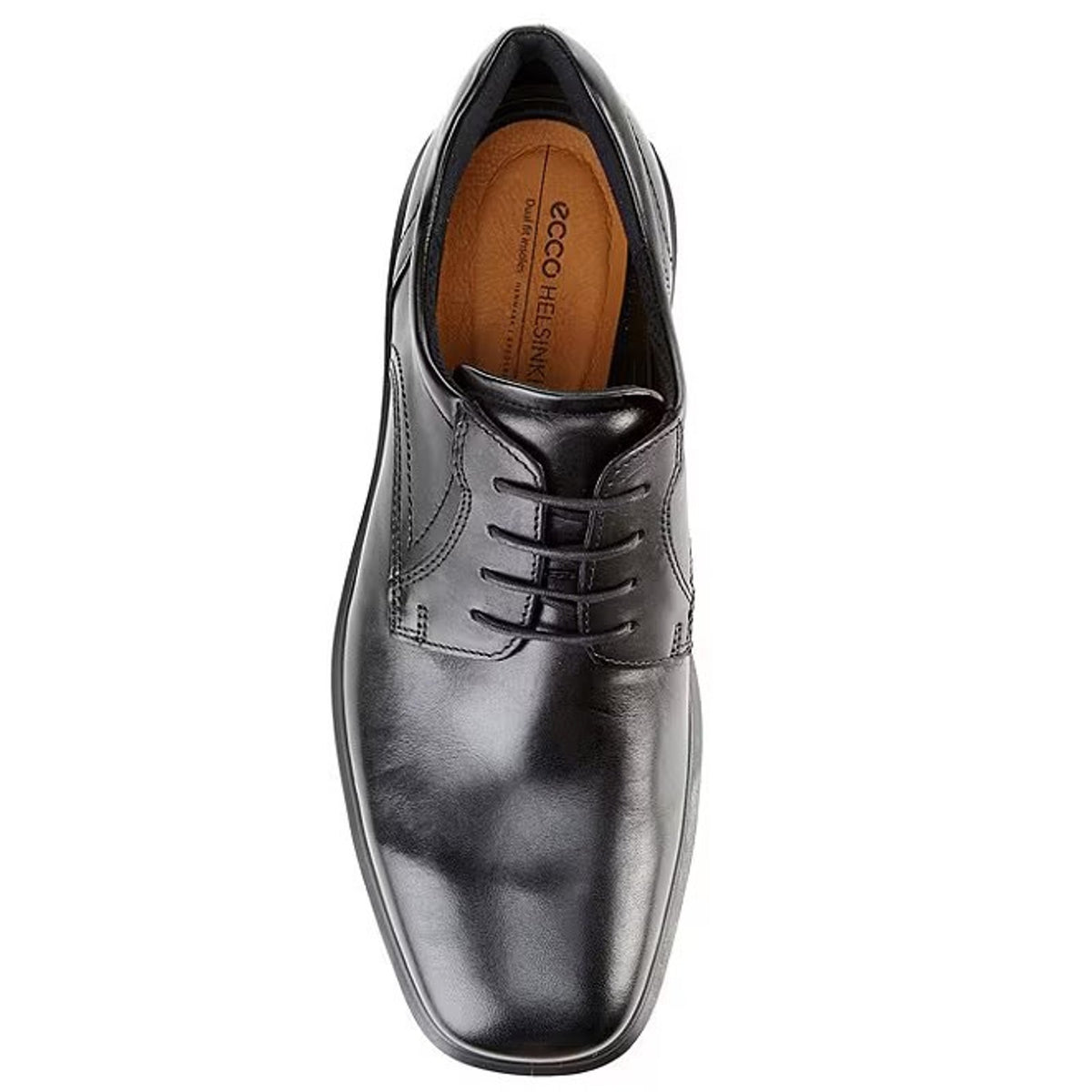 ECCO Helsinki 2 Mens Black Leather Derby Dress Shoes Size 12-12.5