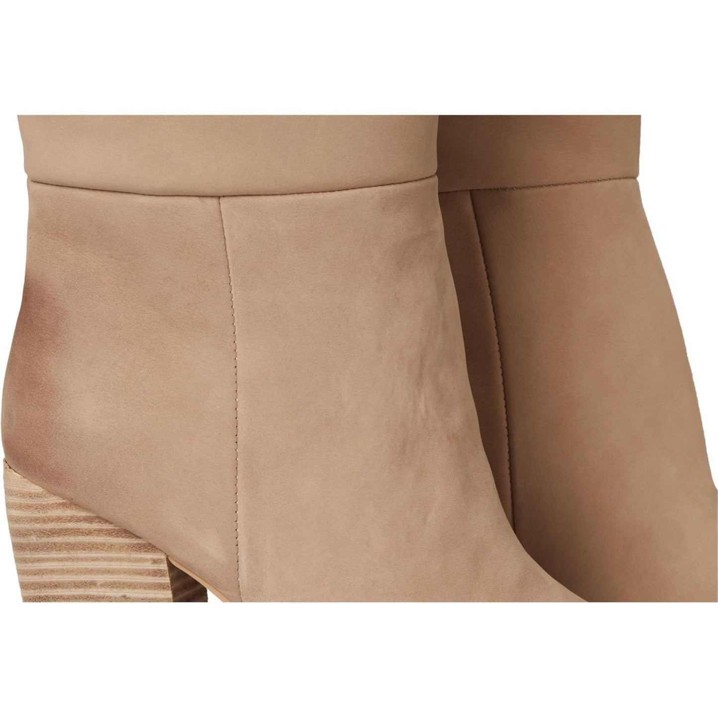 Steve Madden Croft Pointed Toe Knee High Boots Tan Nubuck Size US 8 Wide