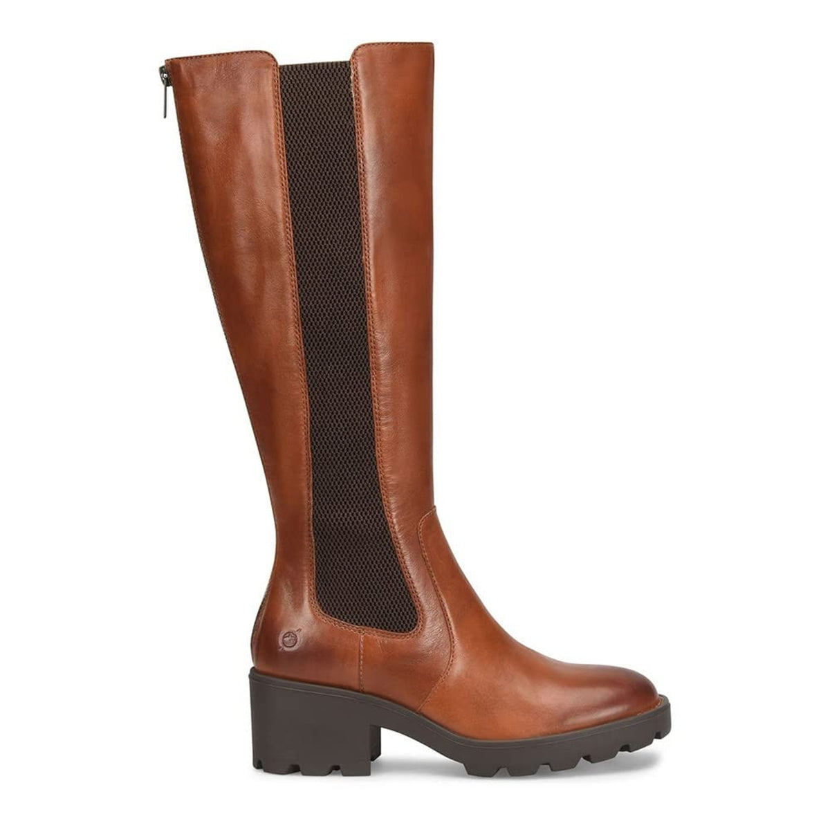 Born Galdot Women's Tall Boots Soft Leather Brown Cuero Brown Size 9 M