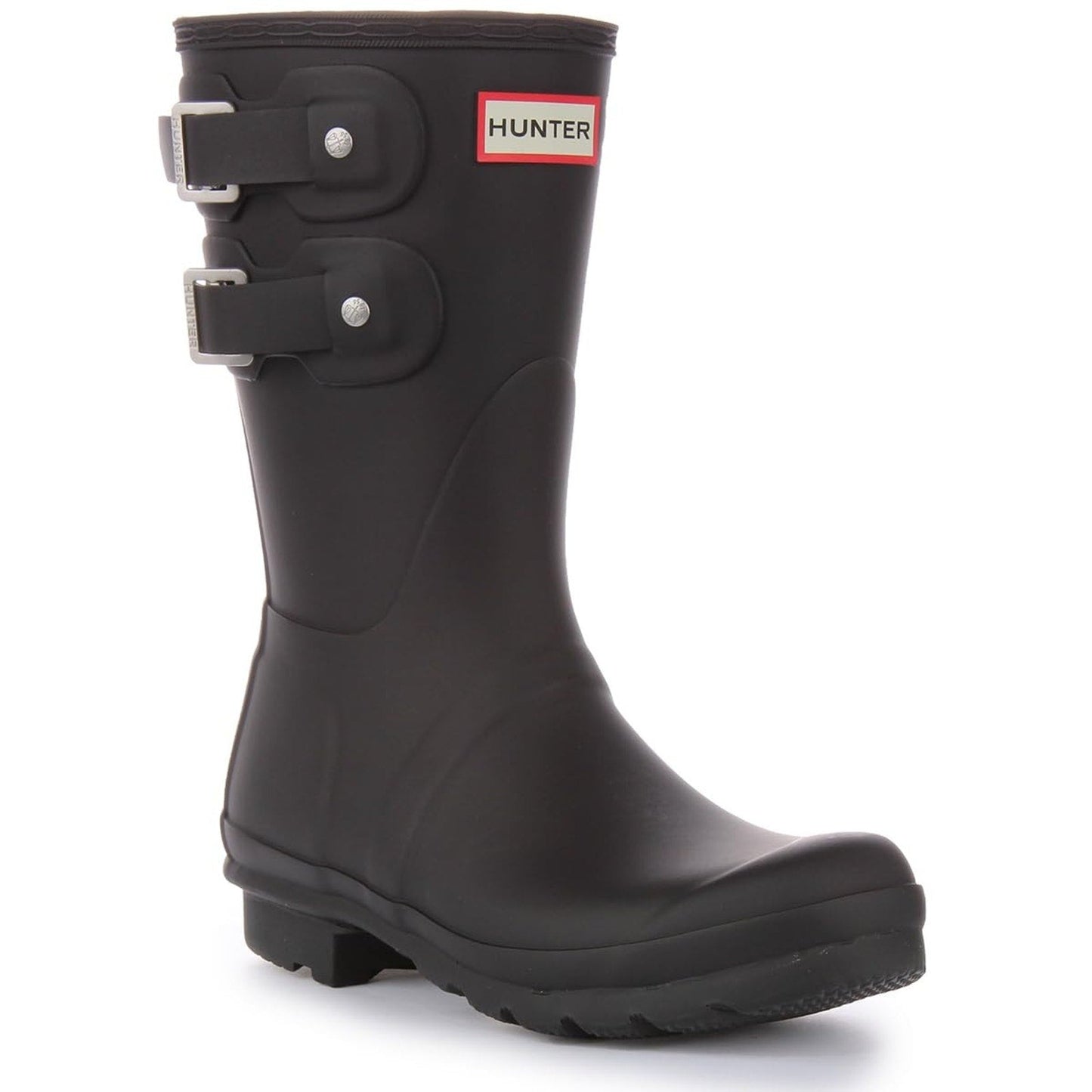 Hunter Short Multi Original Short Rubber Welly Womens Boots Black US 10 HUNTER