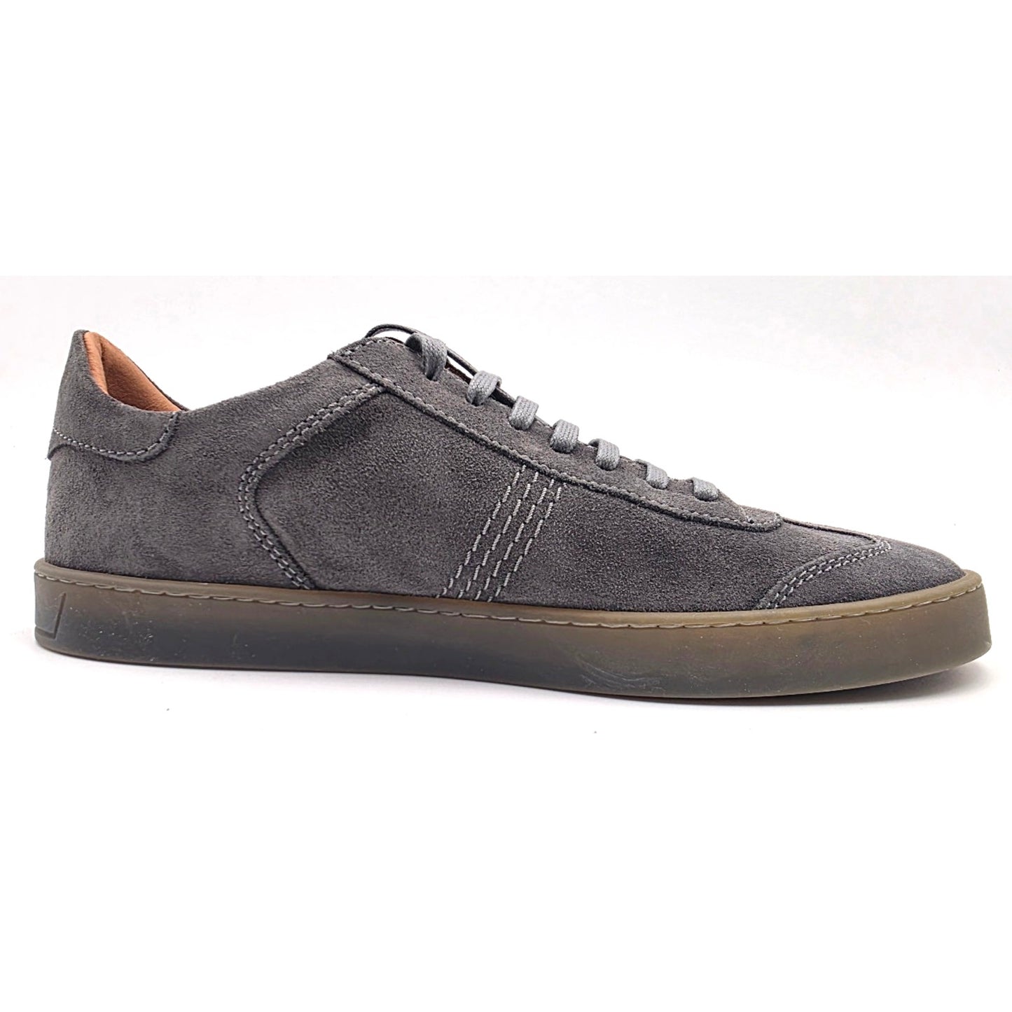 Bruno Magli Bono Mens Gray Leather Lifestyle Sneakers Shoes 8 US 41.5 EU