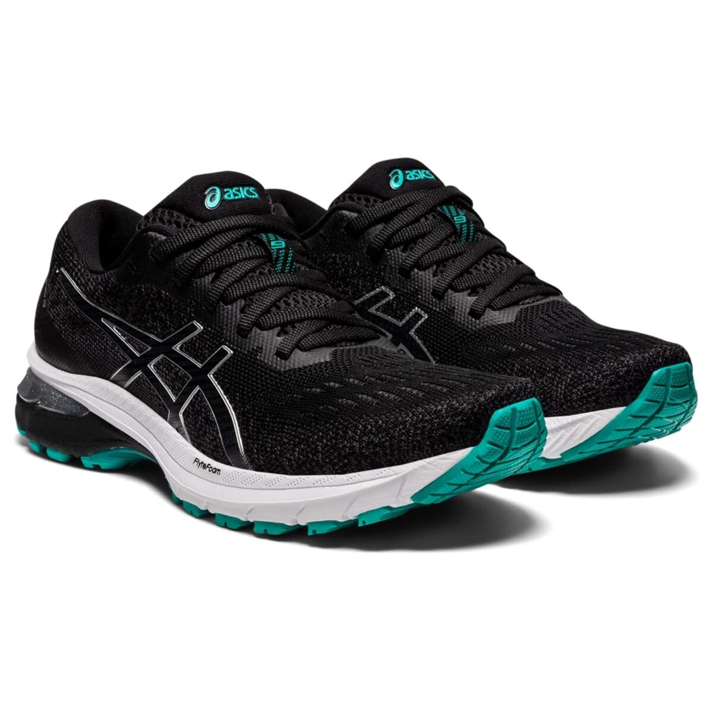 ASICS Women's GT-2000 9 Running Shoes Black/Pure Silver Size 5 B