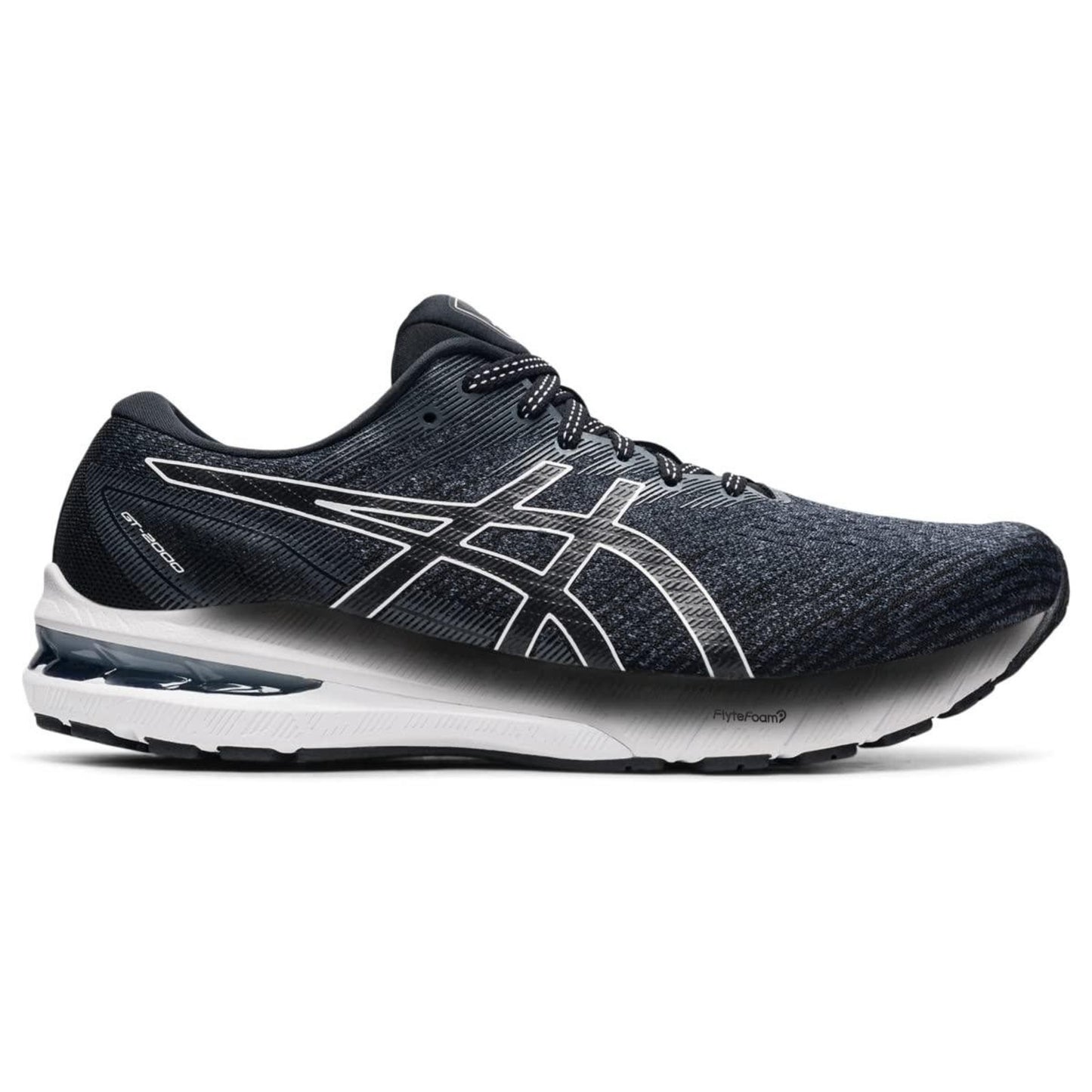 ASICS GT 2000 10 Men's Running shoes Black/ White Size 8.5 M