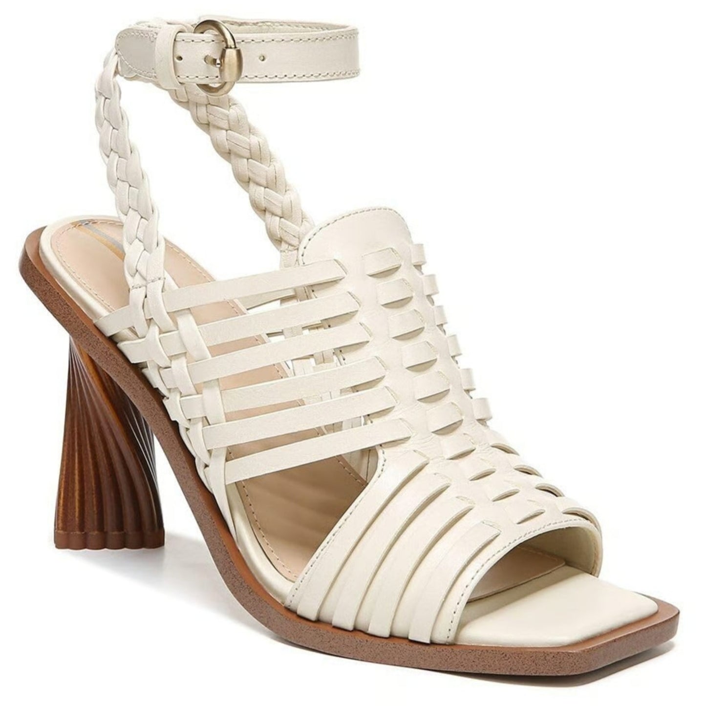 Sam Edelman Holland Ivory Leather Heels Pumps Women’s Size 8.5 M