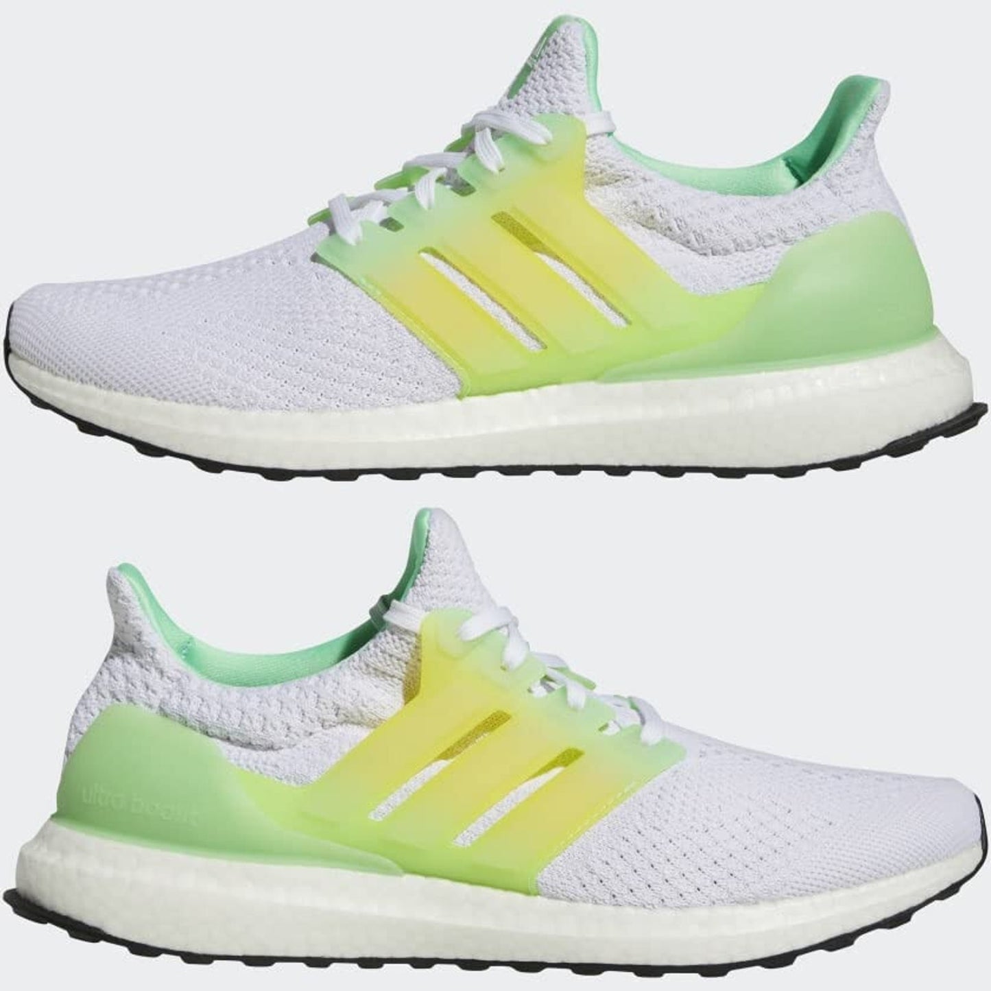 Adidas Ultraboost 5.0 DNA Men's Running Shoes Size 12 M White/White/Beam Green