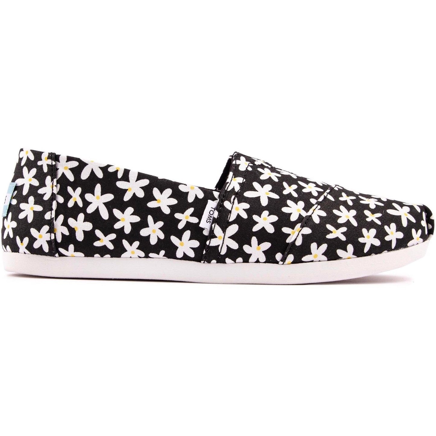 Toms Alpargata daisies comfort casual summer flats New Size 8
