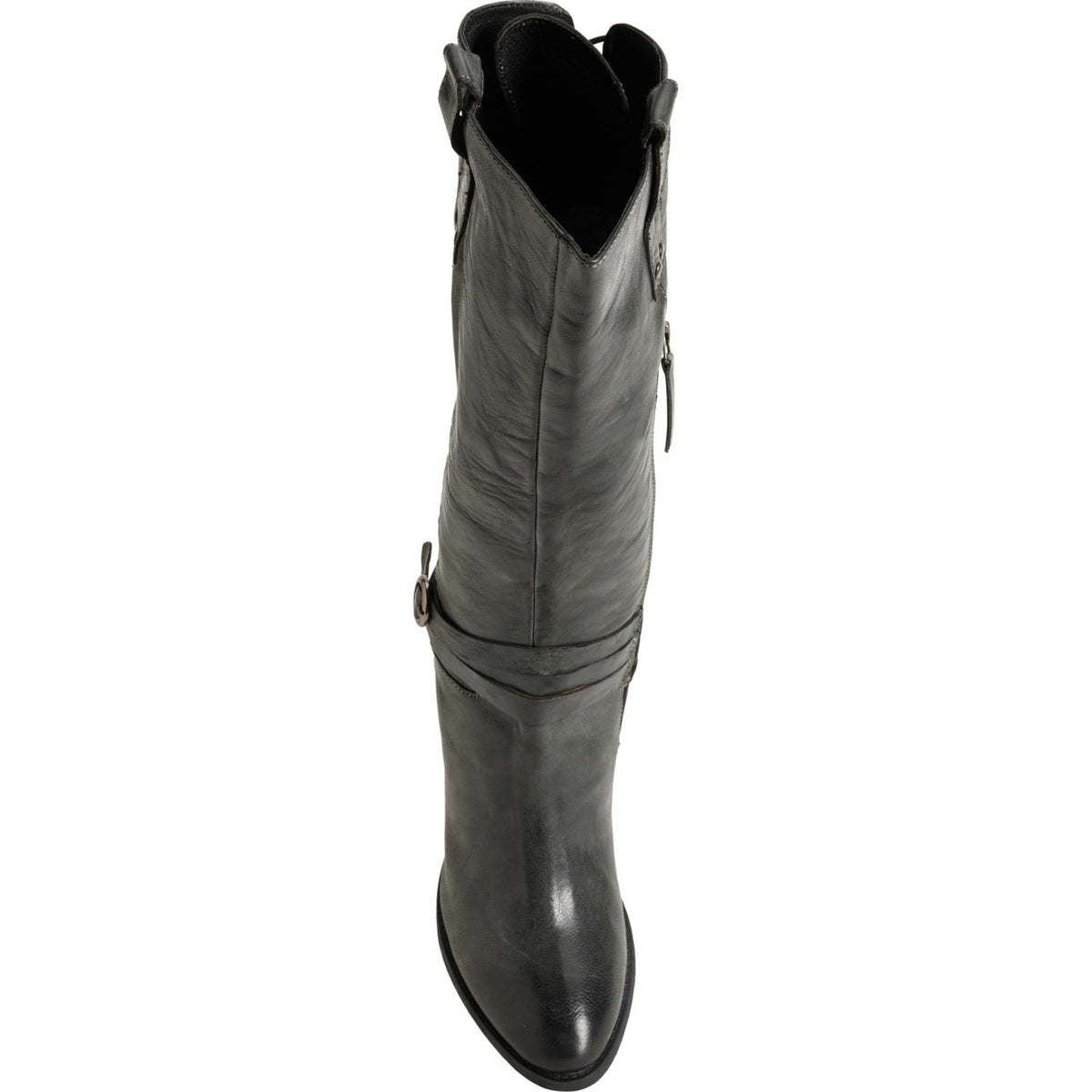 ROAN BY BED STU Women's Garner Black Pull up Boots - Leather 9 M