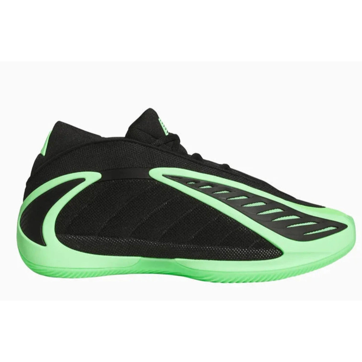 Adidas AE Anthony Edwards 2 Black Lime Burst Basketball Shoes Men 12 Wmn 13