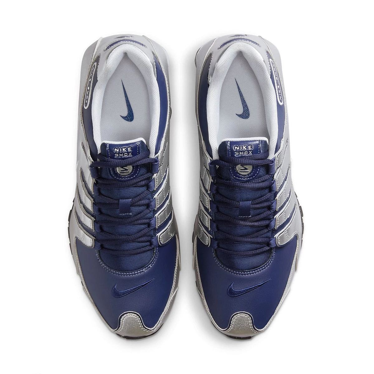 Nike Shox NZ Shoes Midnight Navy Blue Silver Black 378341-402 Men's Size 11.5 M