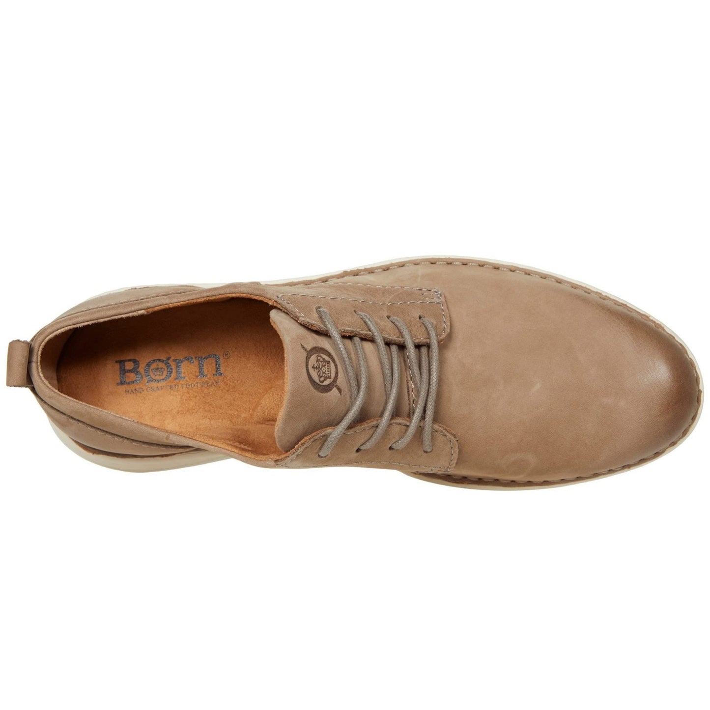 Born Todd Men's Shoes Lace-Up Full Grain Brown Nubuck Leather Size 10 M