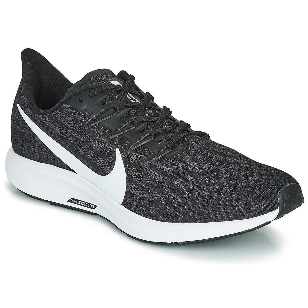 Nike Air Zoom Pegasus 36 Women's Shoes Black/White/Thunder Grey 11.5 extra wide